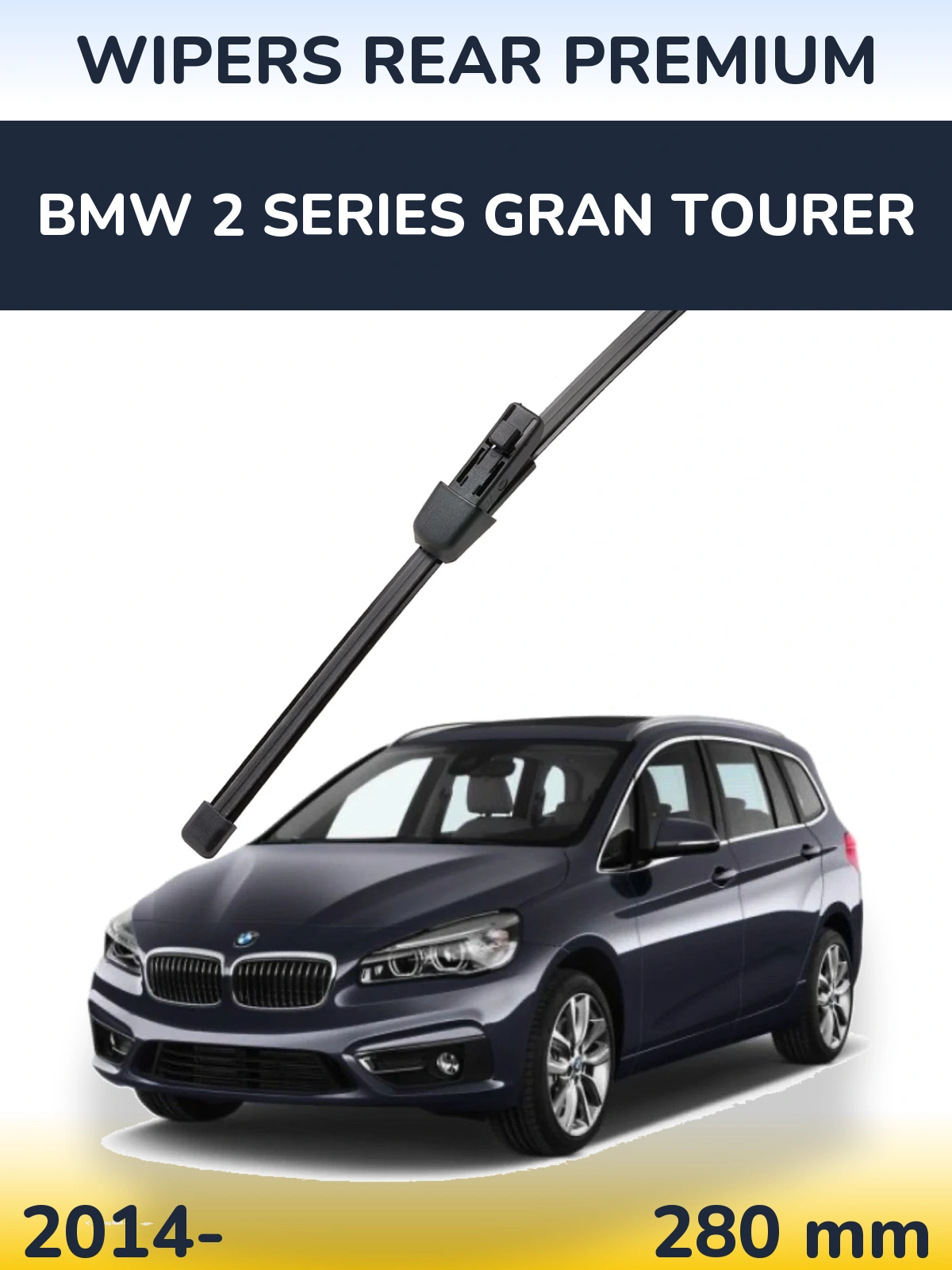 Ștergătoare WIPERS REAR PREMIUM pentru BMW 2 Series Gran Tourer