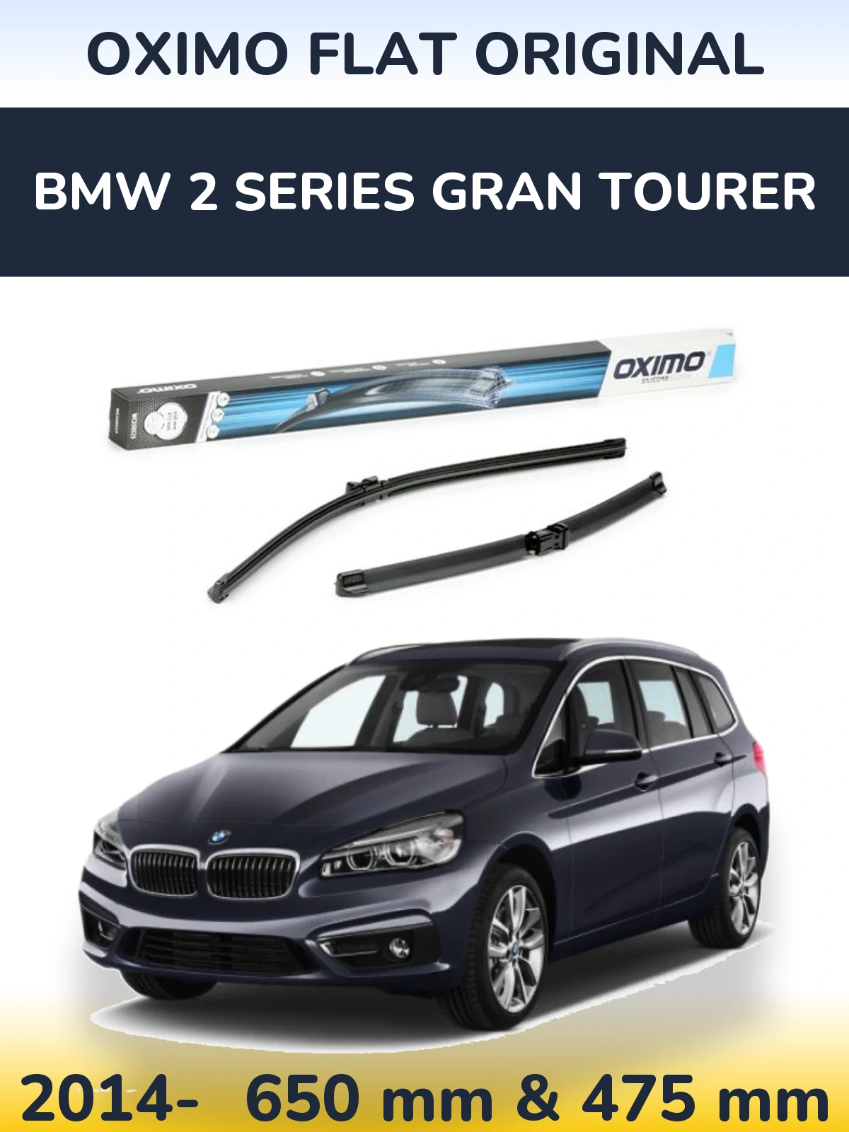 Ștergătoare Oximo Flat Original pentru BMW 2 Series Gran Tourer