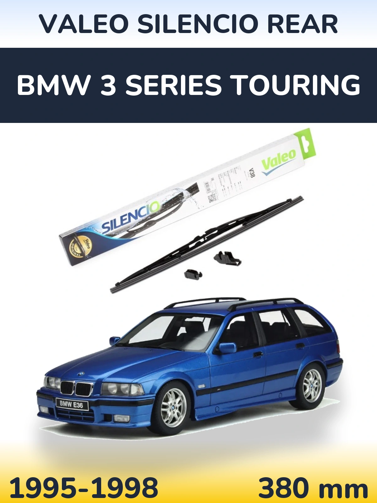 Ștergătoare Valeo Silencio Rear pentru BMW 3 Series Touring