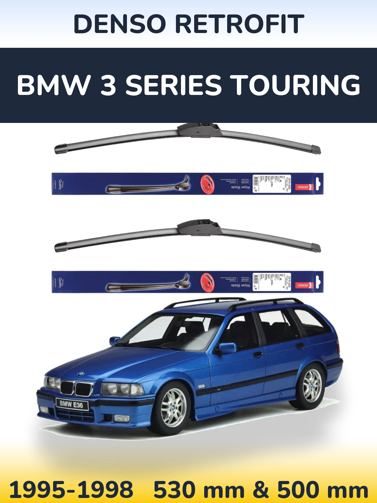 Ștergătoare Denso Retrofit pentru BMW 3 Series Touring