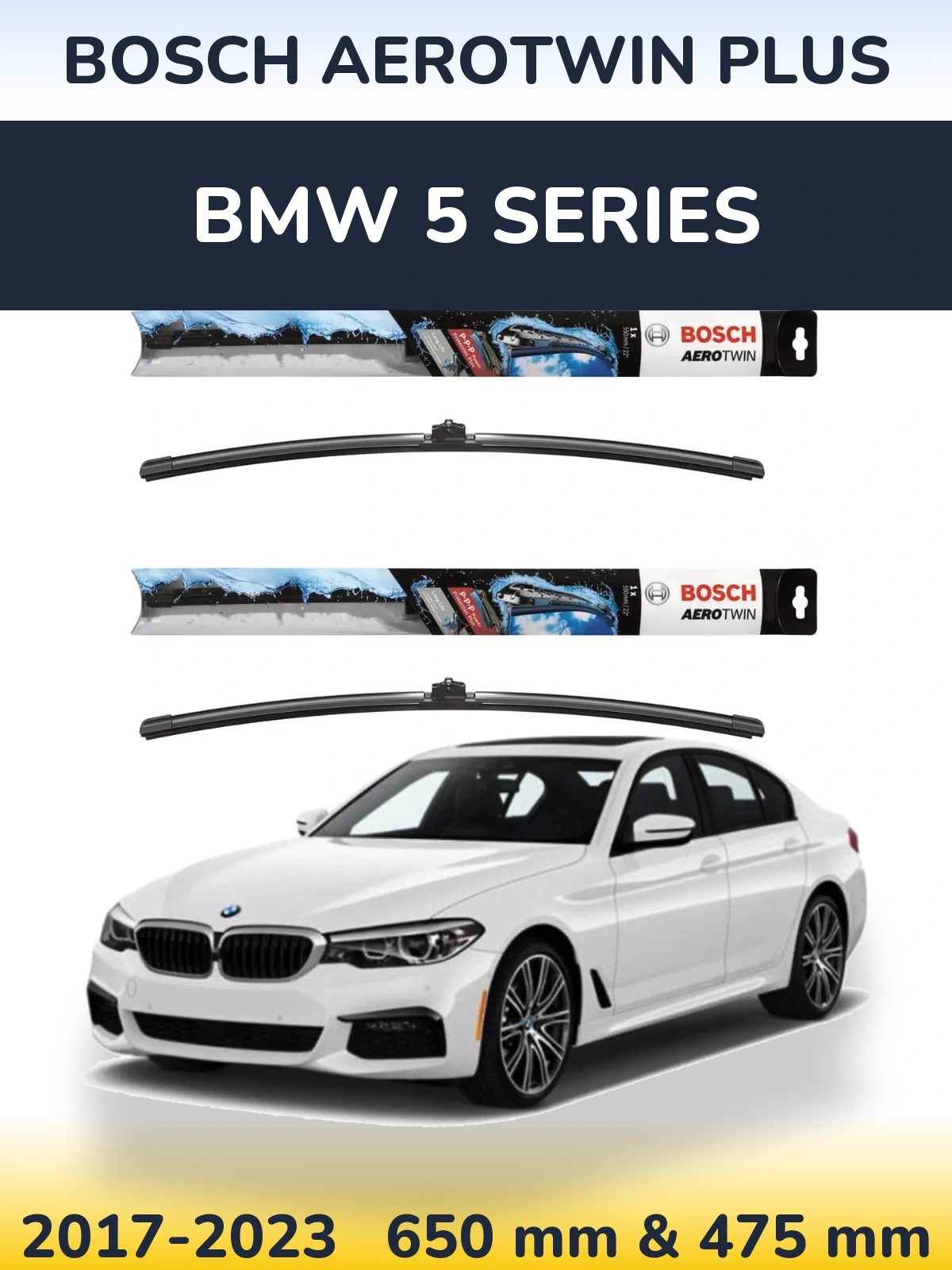 Ștergătoare BOSCH AeroTwin Plus pentru BMW 5 Series