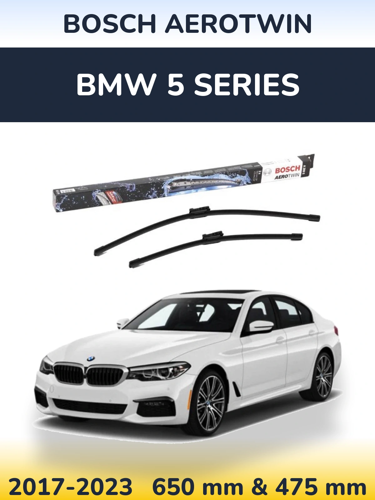 Ștergătoare BOSCH AeroTwin pentru BMW 5 Series
