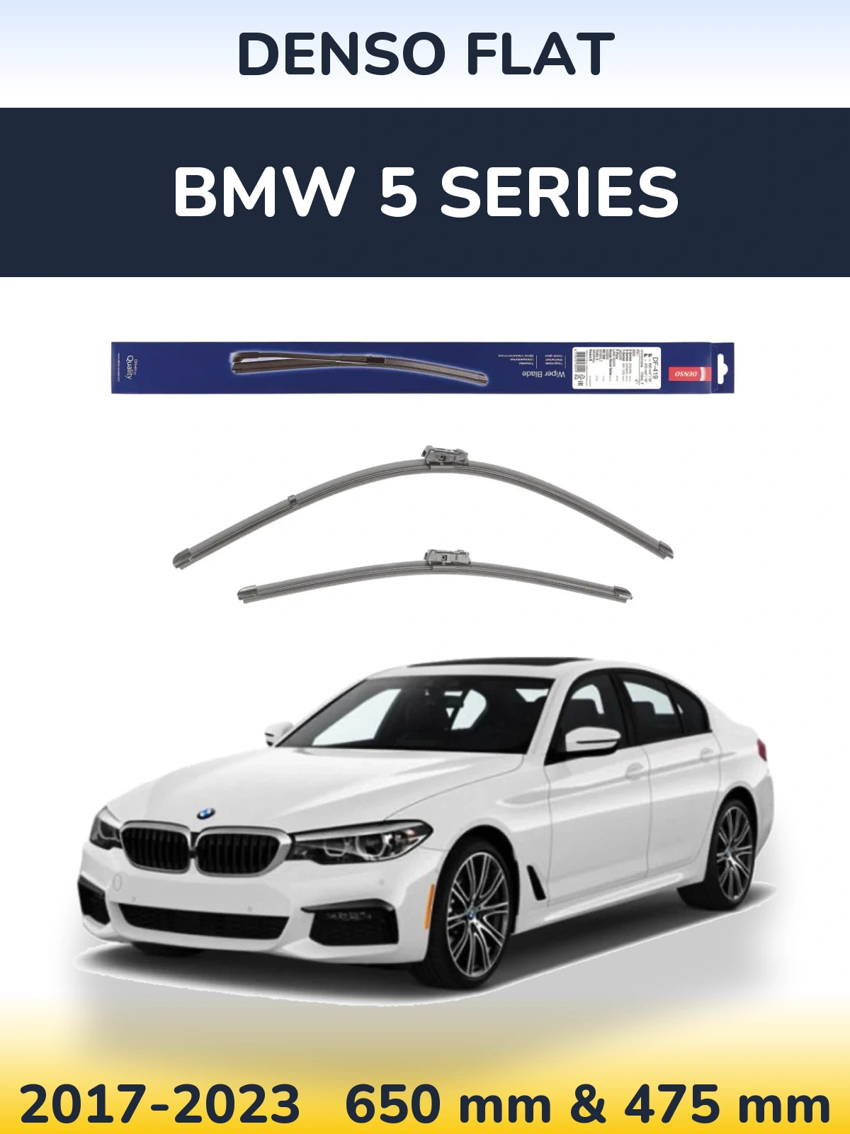 Ștergătoare Denso Flat pentru BMW 5 Series