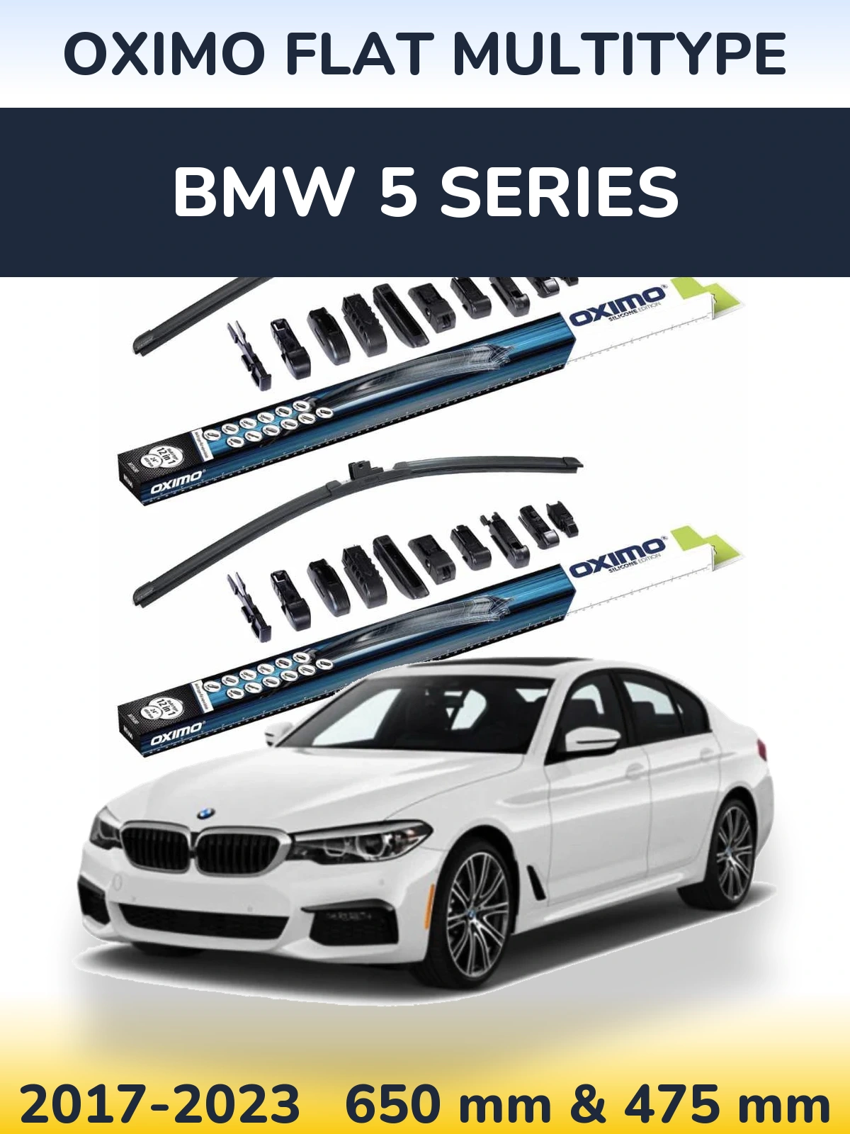 Ștergătoare Oximo Flat MultiTipe pentru BMW 5 Series