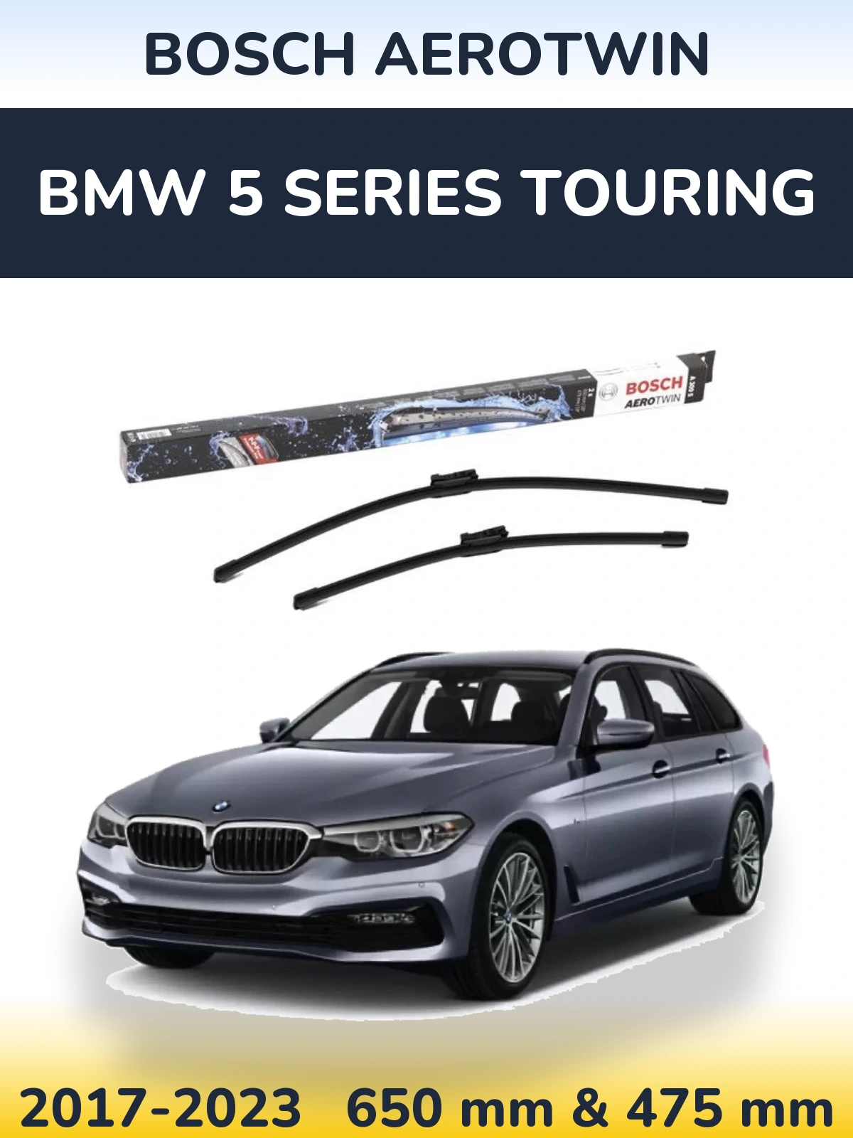 Ștergătoare BOSCH AeroTwin pentru BMW 5 Series Touring