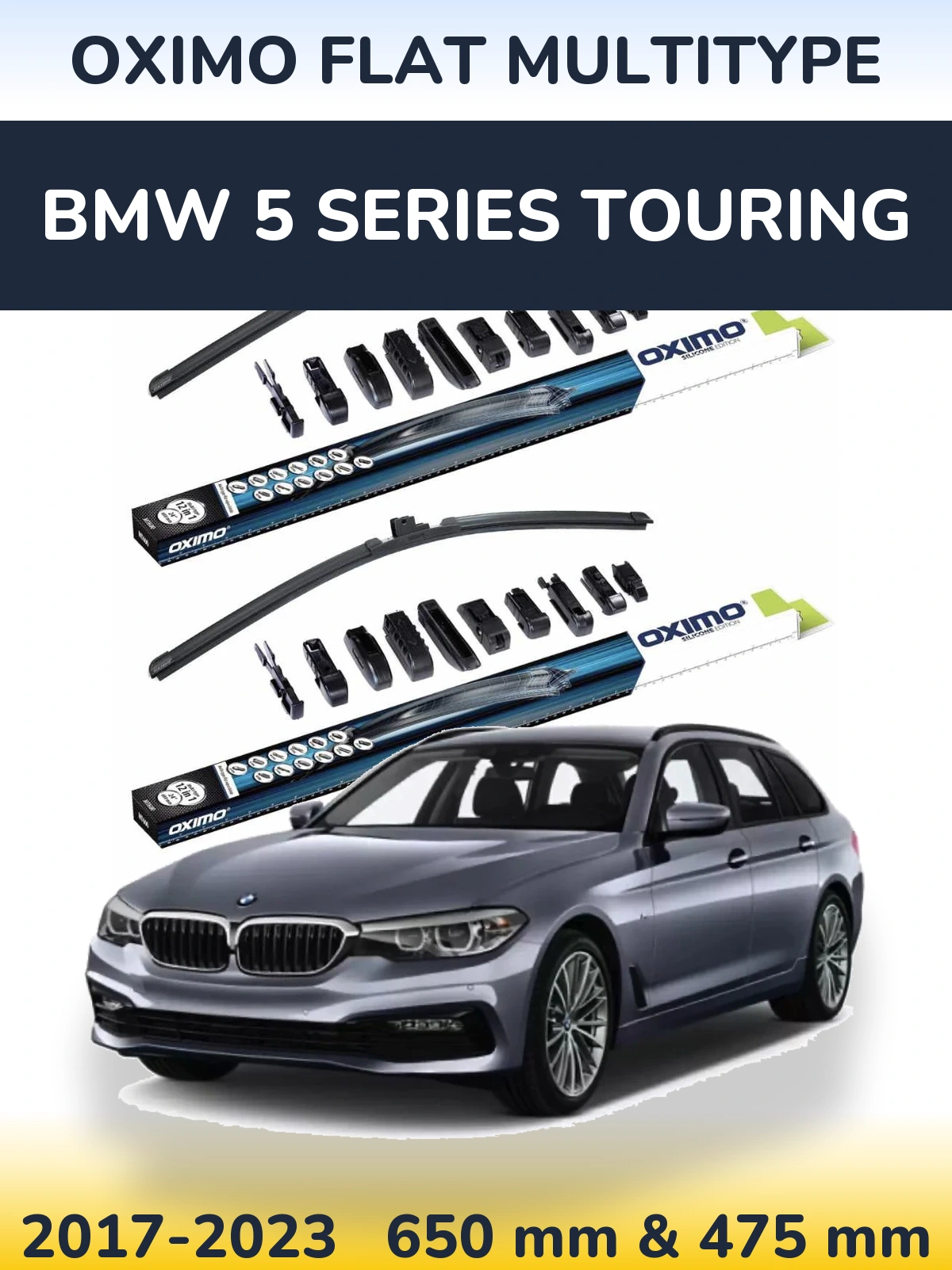 Ștergătoare Oximo Flat MultiTipe pentru BMW 5 Series Touring
