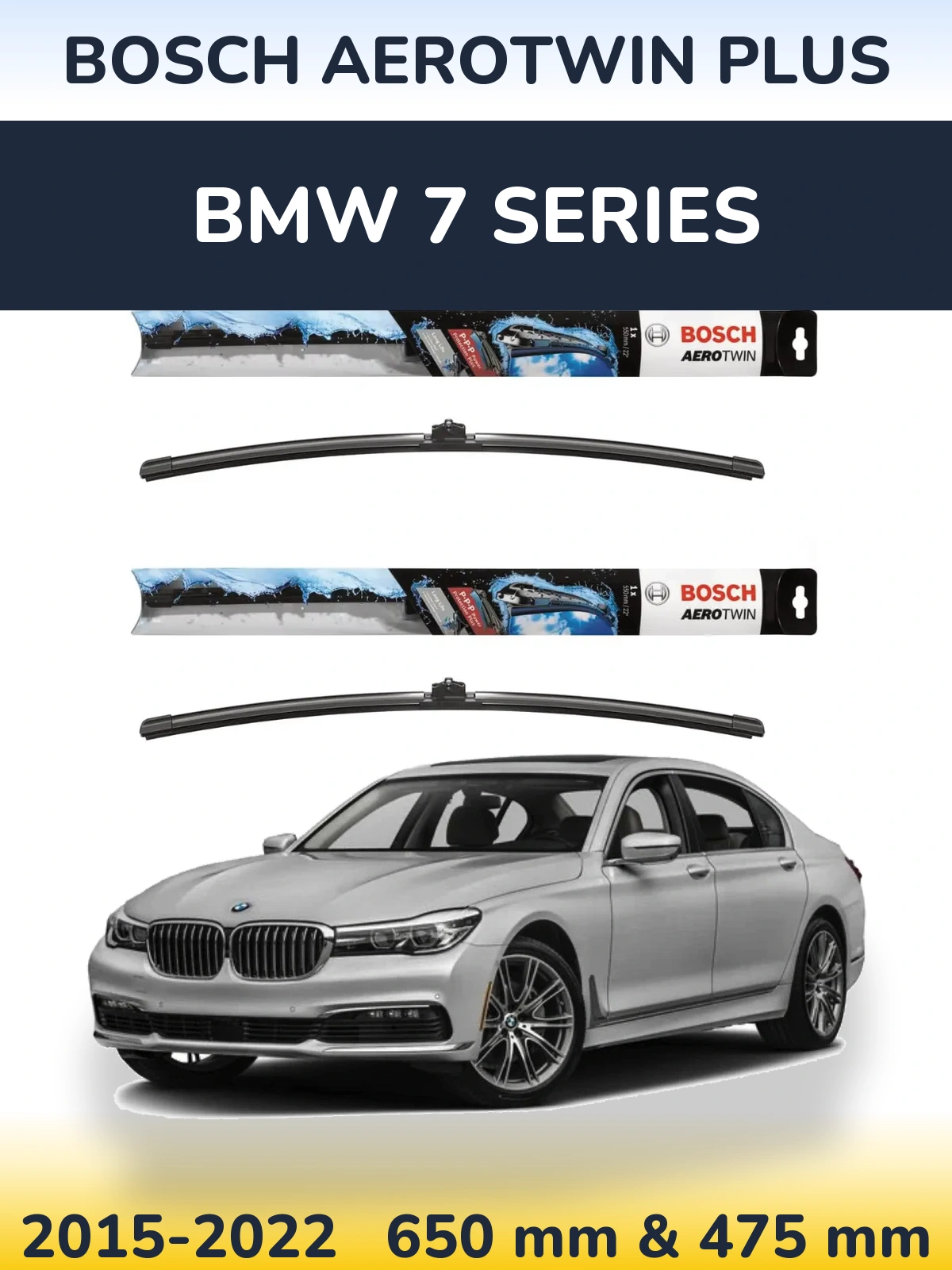 Ștergătoare BOSCH AeroTwin Plus pentru BMW 7 Series
