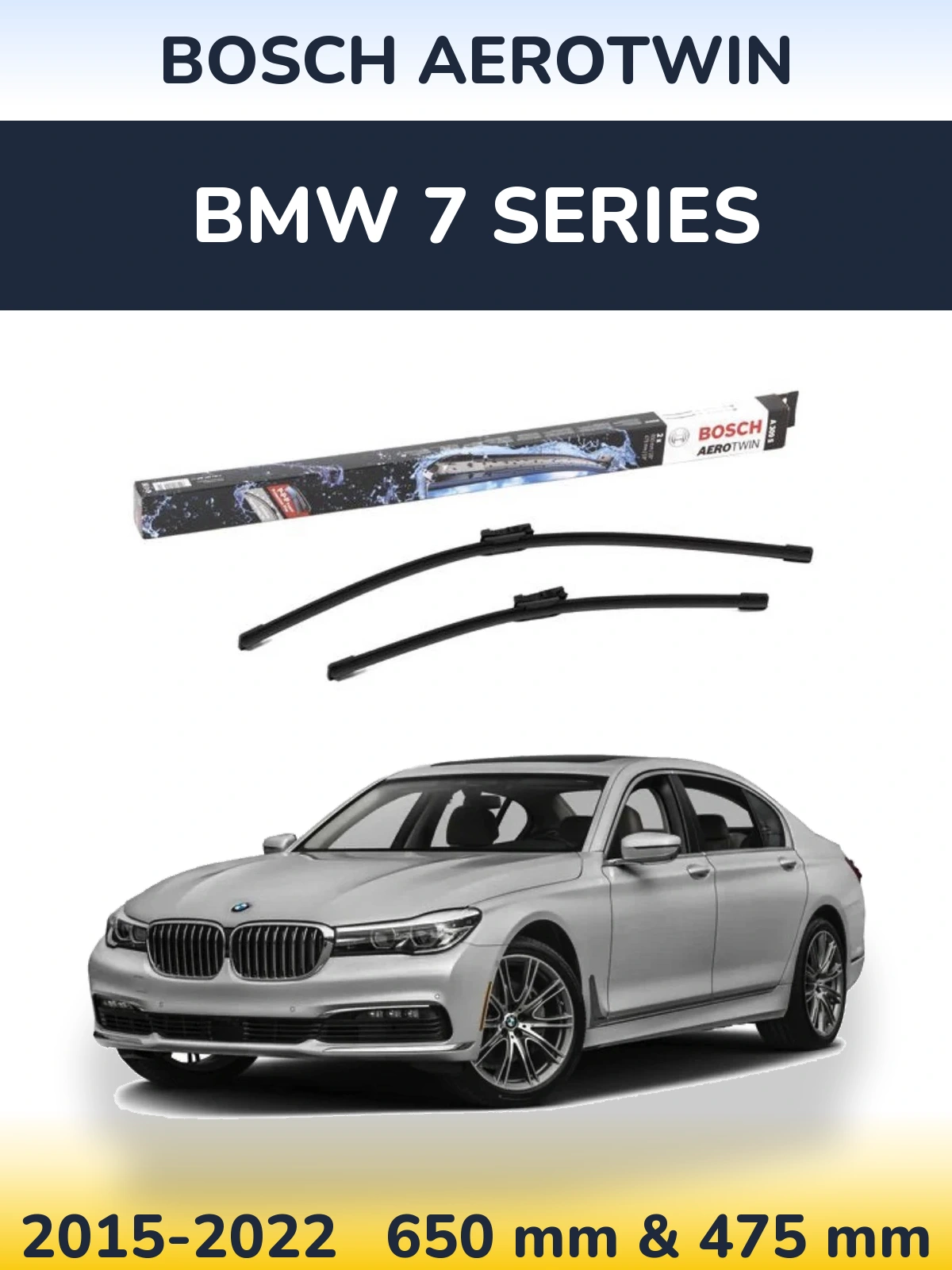 Ștergătoare BOSCH AeroTwin pentru BMW 7 Series