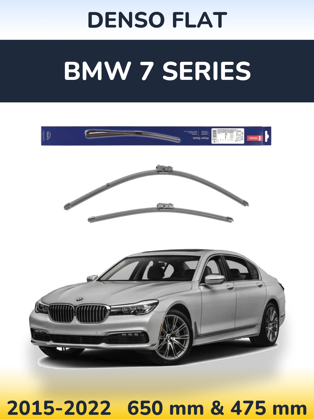 Ștergătoare Denso Flat pentru BMW 7 Series