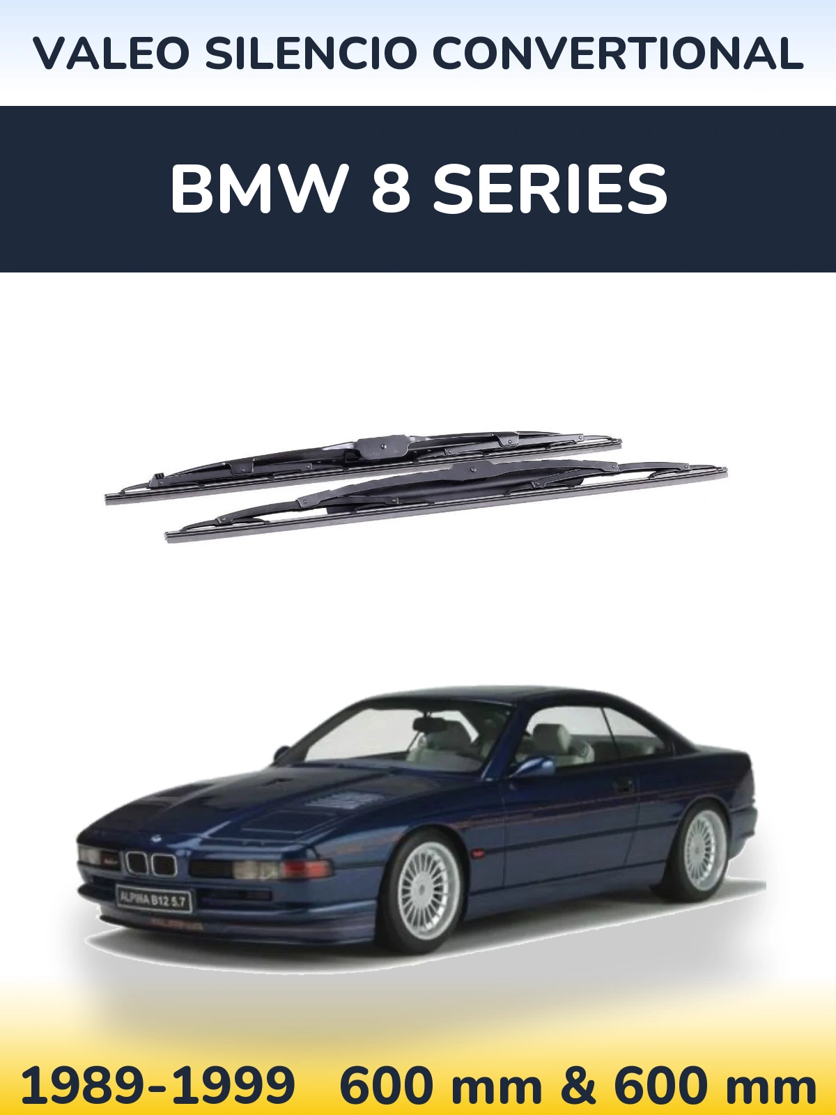 Ștergătoare Valeo Silencio Convertional pentru BMW 8 Series