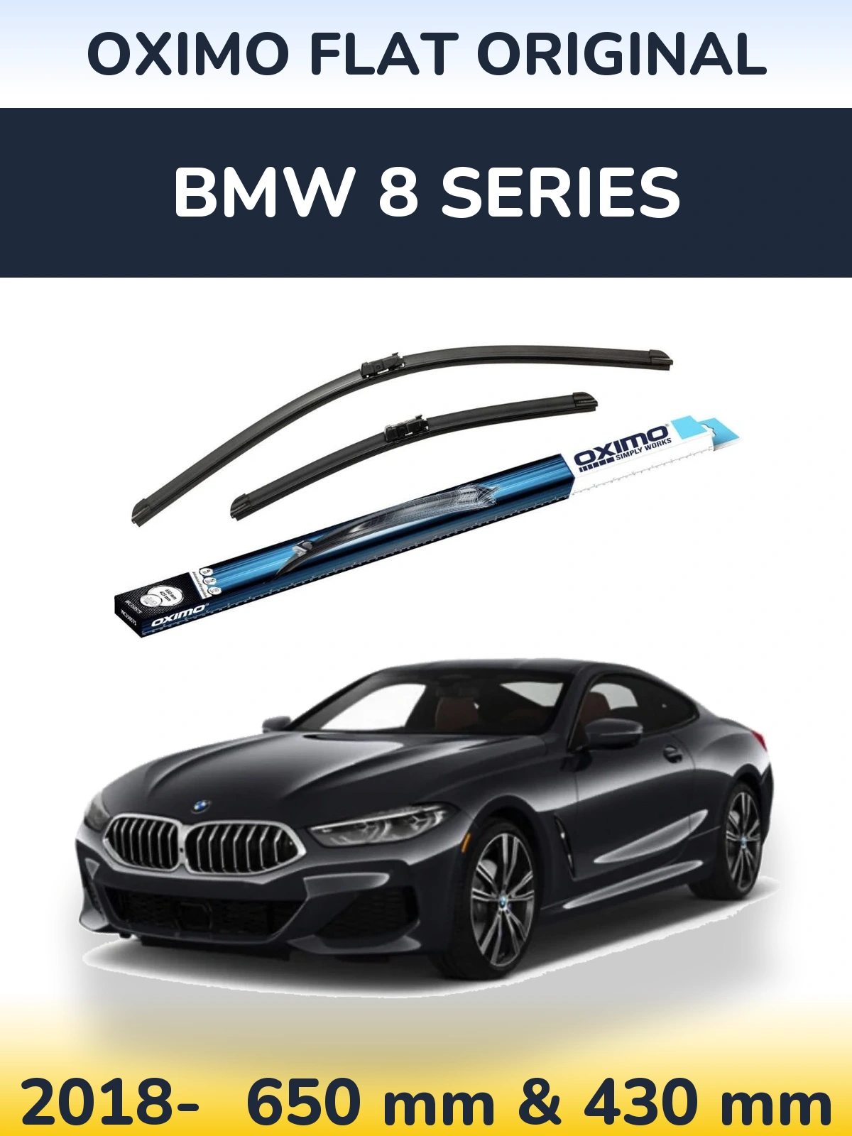 Ștergătoare Oximo Flat Original pentru BMW 8 Series