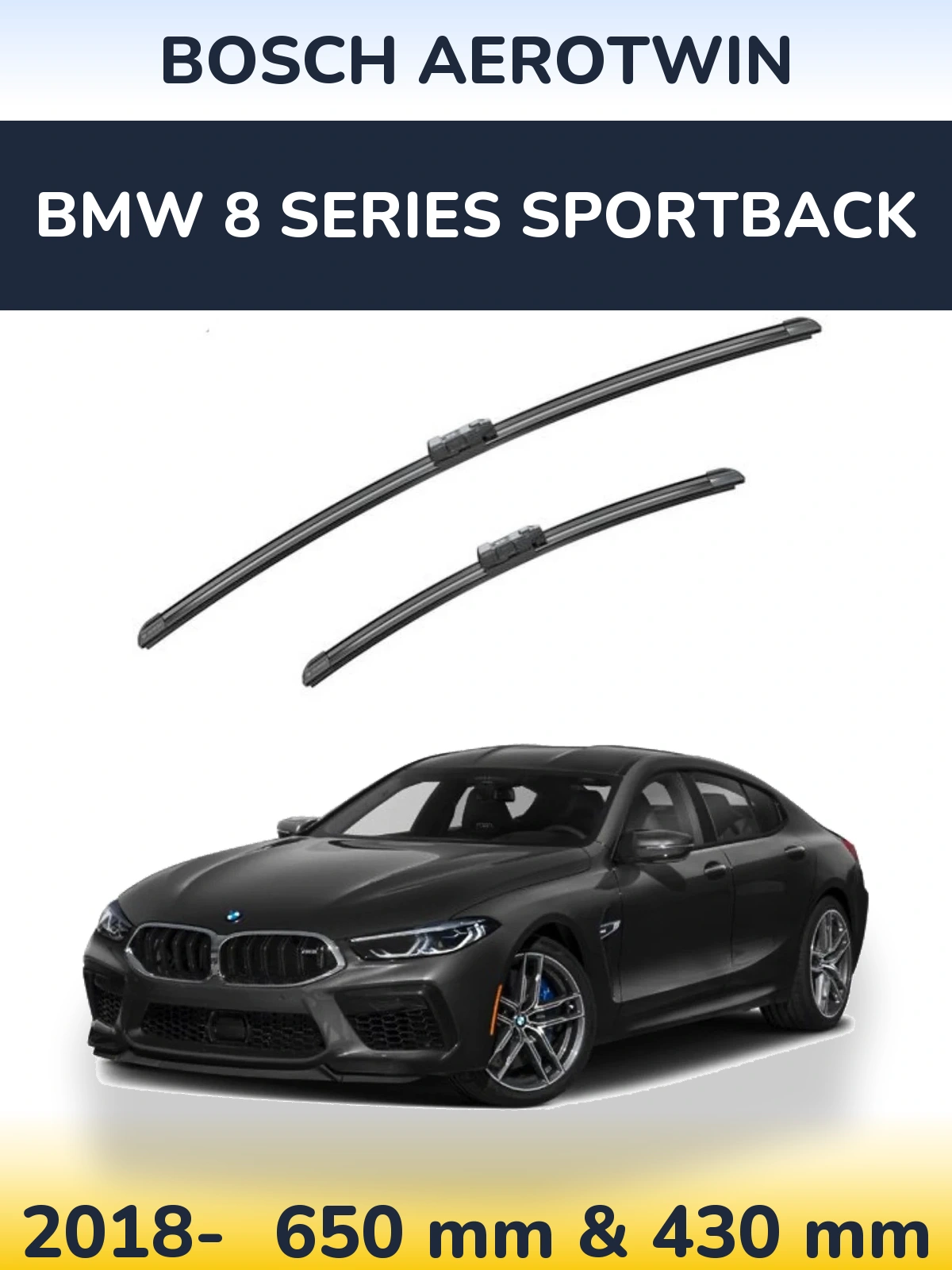Ștergătoare BOSCH AeroTwin pentru BMW 8 Series Sportback