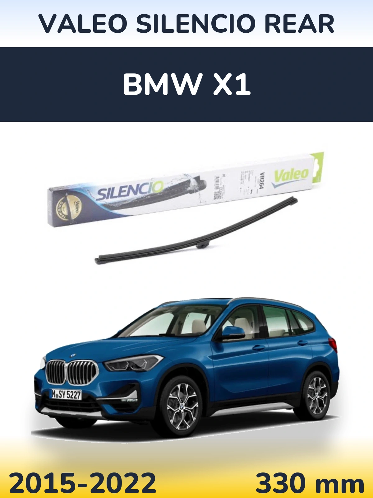 Ștergătoare Valeo Silencio Rear pentru BMW X1