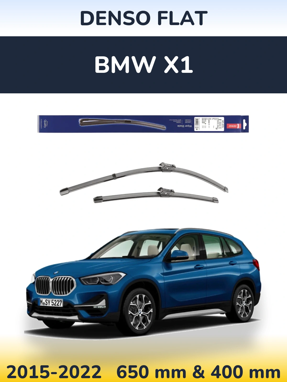 Ștergătoare Denso Flat pentru BMW X1
