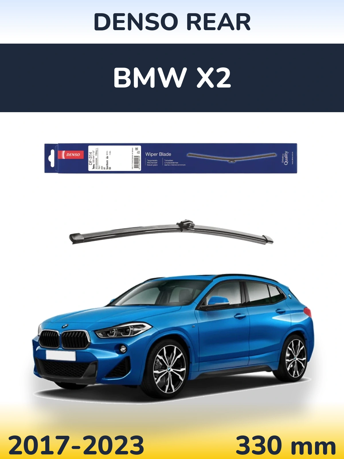 Ștergătoare Denso Rear pentru BMW X2