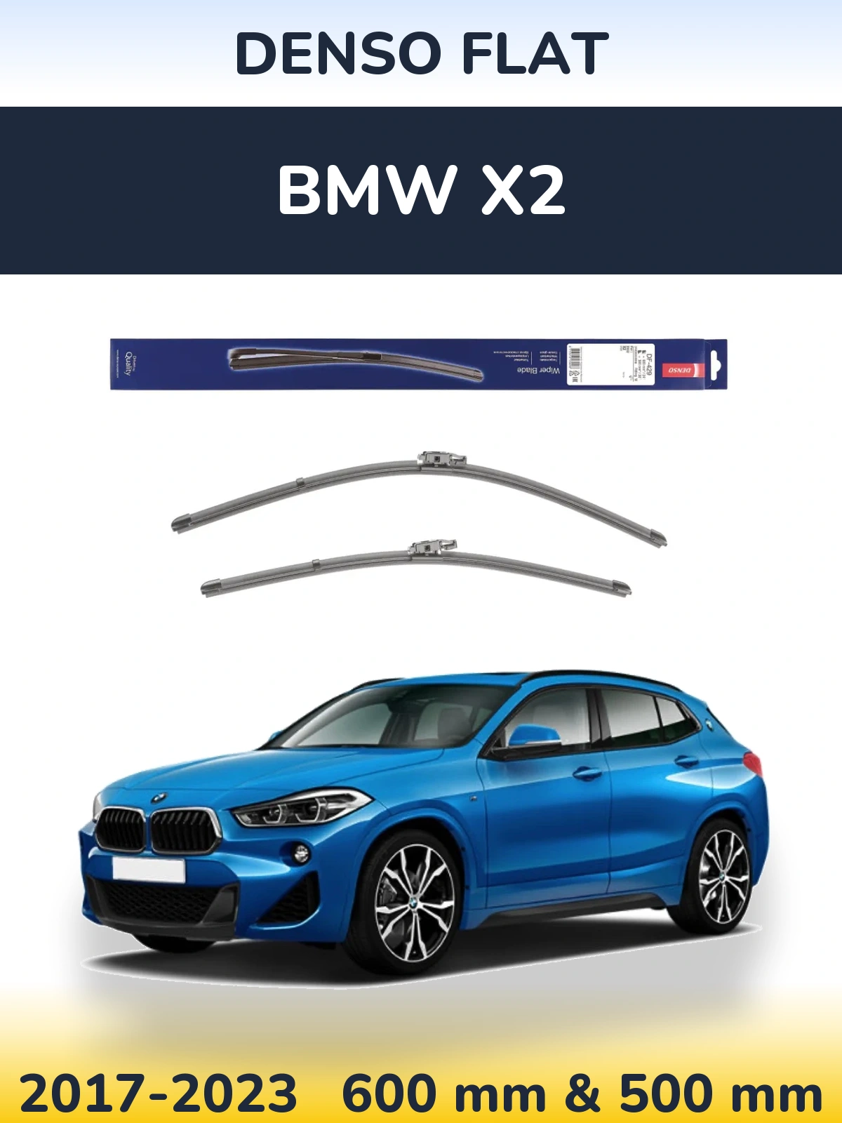 Ștergătoare Denso Flat pentru BMW X2