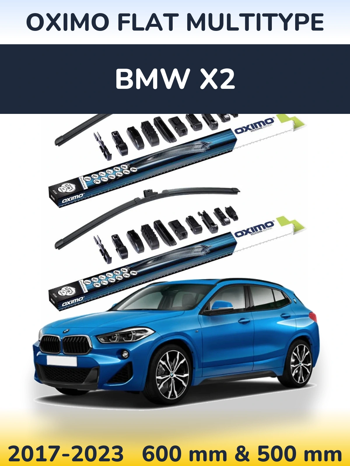 Ștergătoare Oximo Flat MultiTipe pentru BMW X2