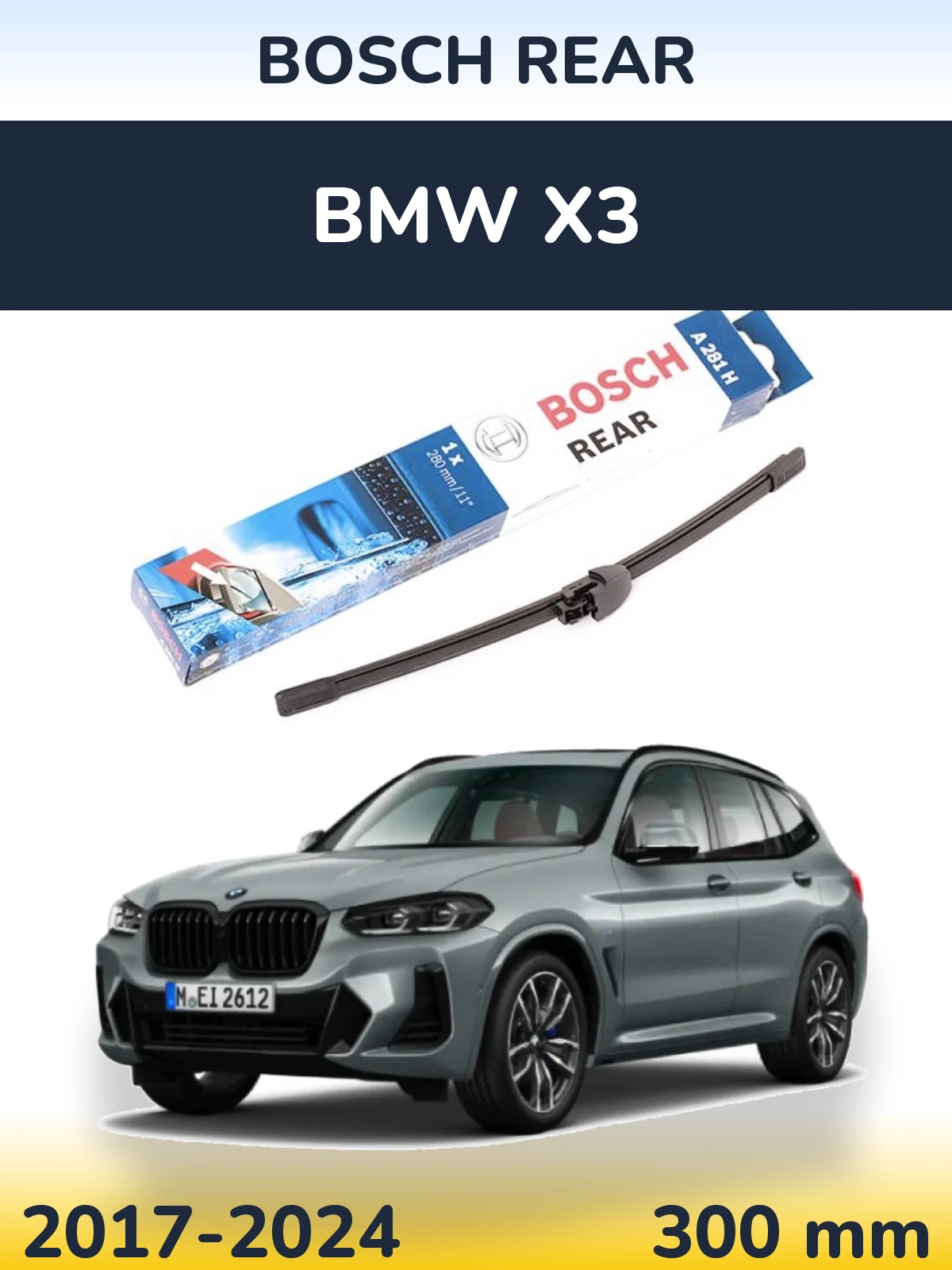 Ștergătoare BOSCH Rear pentru BMW X3