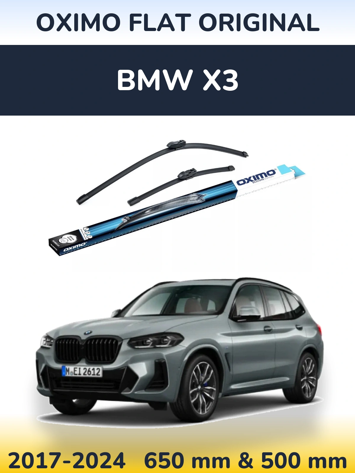 Ștergătoare Oximo Flat Original pentru BMW X3