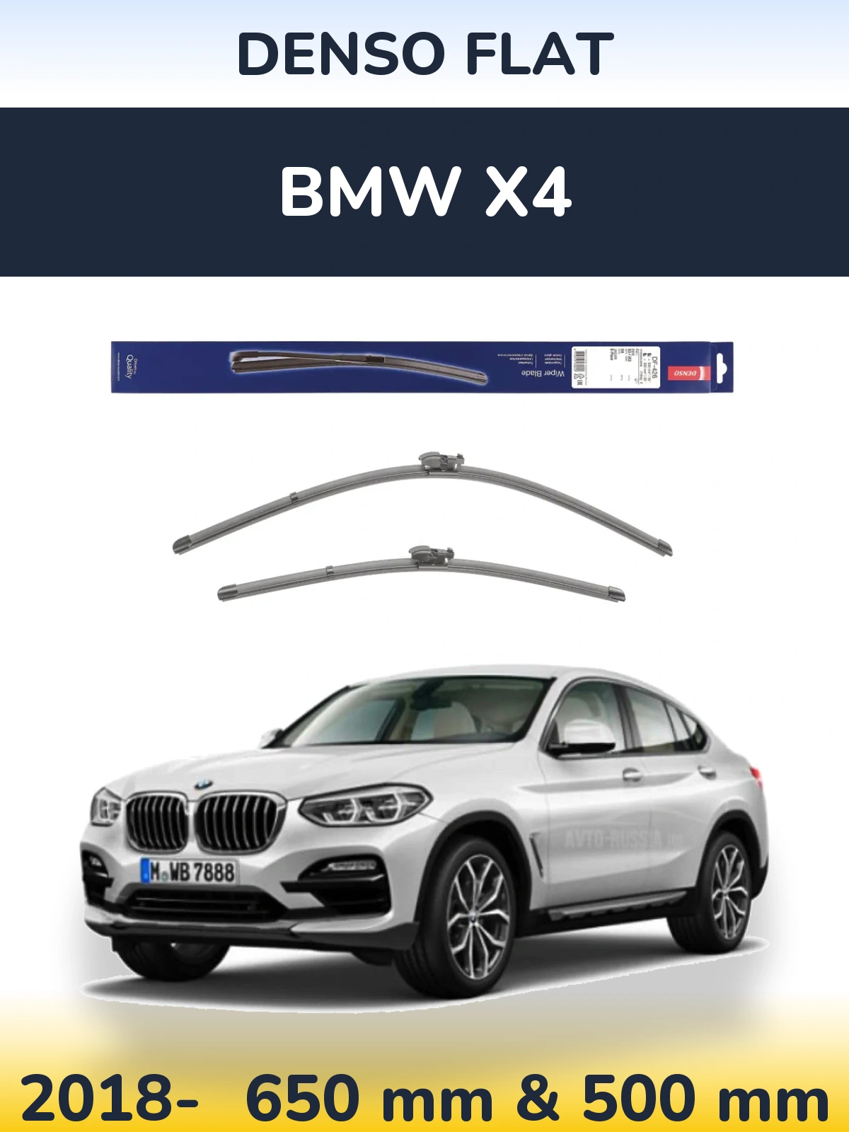 Ștergătoare Denso Flat pentru BMW X4