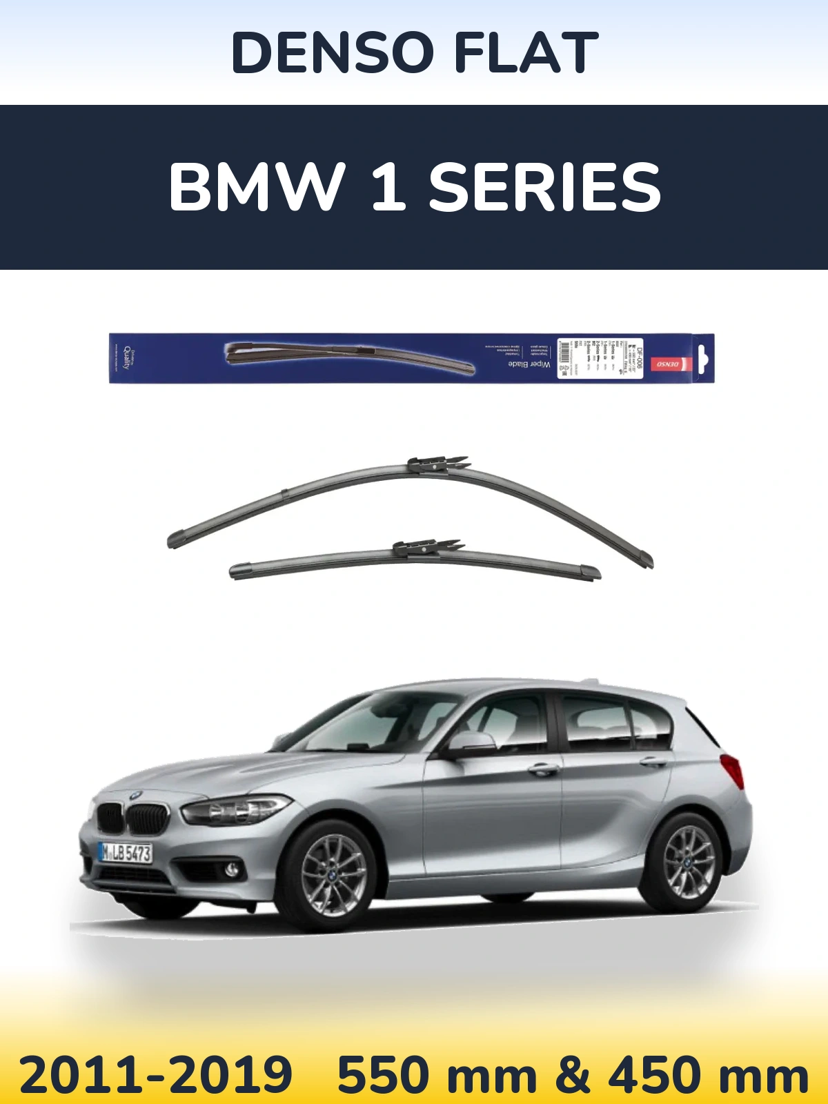 Ștergătoare Denso Flat pentru BMW 1 Series