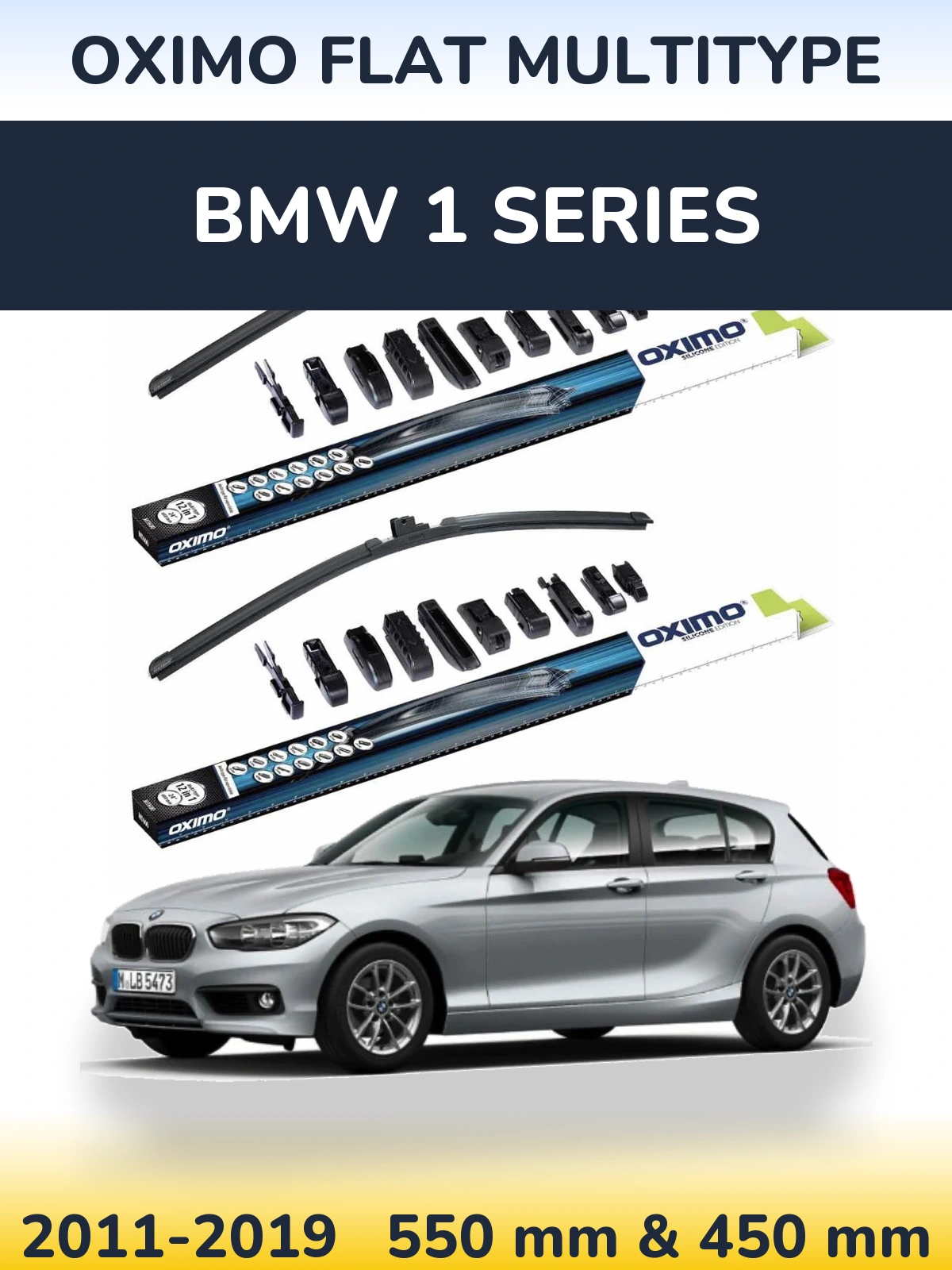Ștergătoare Oximo Flat MultiTipe pentru BMW 1 Series