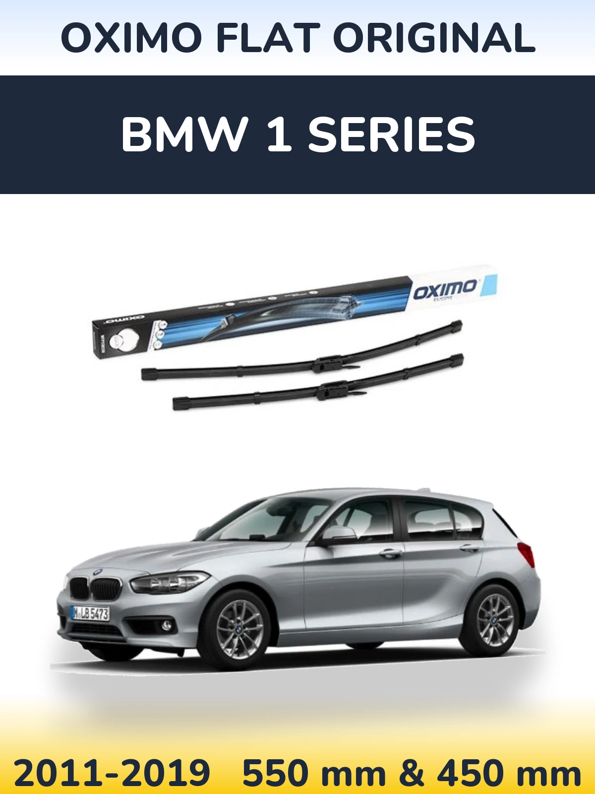 Ștergătoare Oximo Flat Original pentru BMW 1 Series