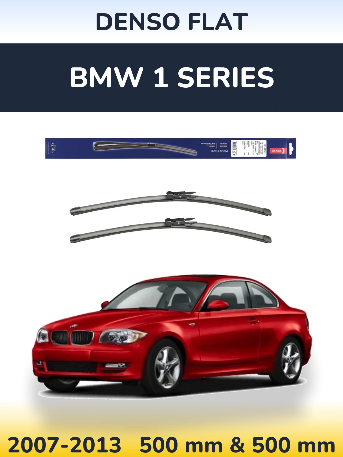 Ștergătoare Denso Flat pentru BMW 1 Series