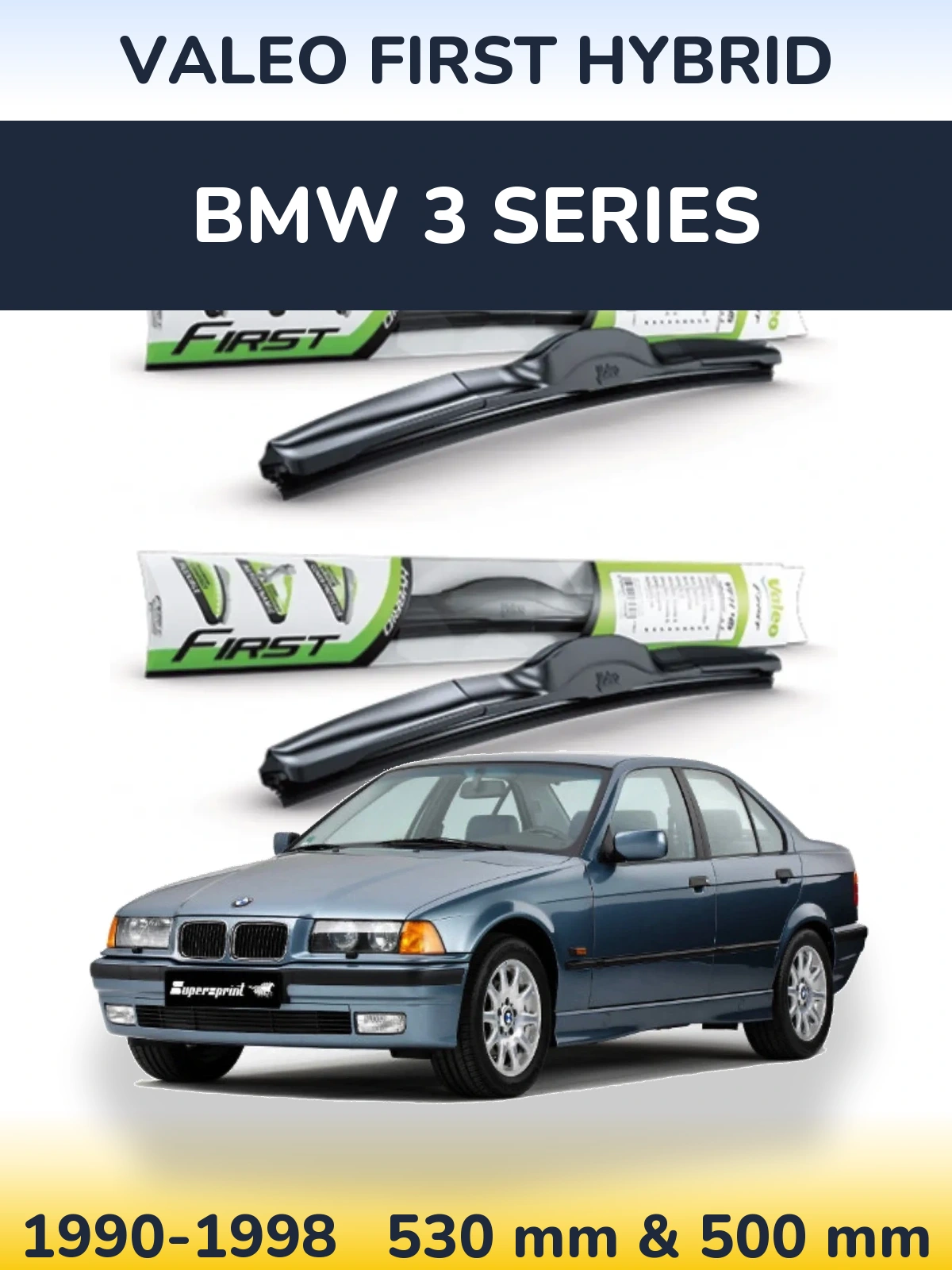 Ștergătoare Valeo First Hybrid pentru BMW 3 Series