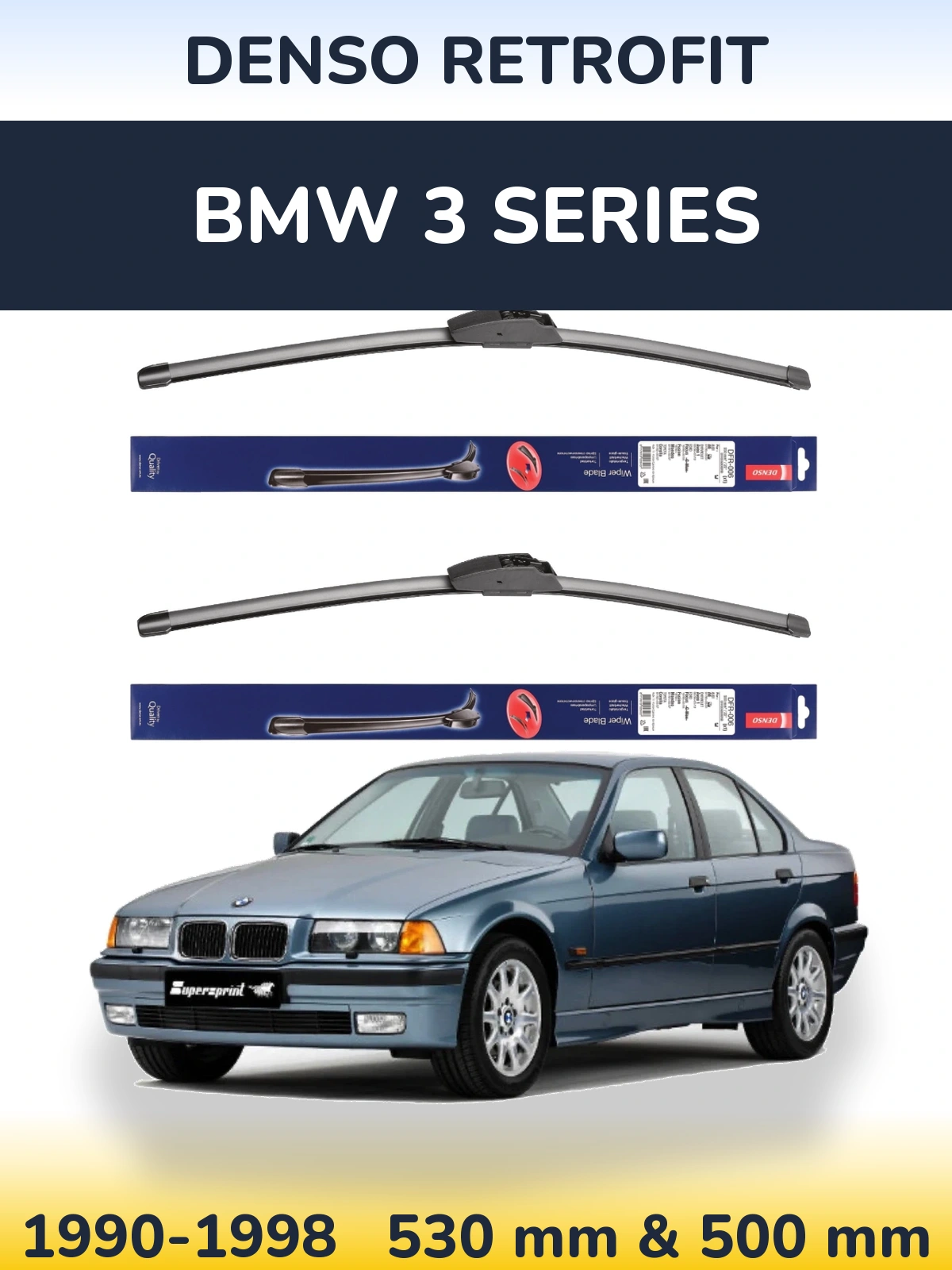 Ștergătoare Denso Retrofit pentru BMW 3 Series
