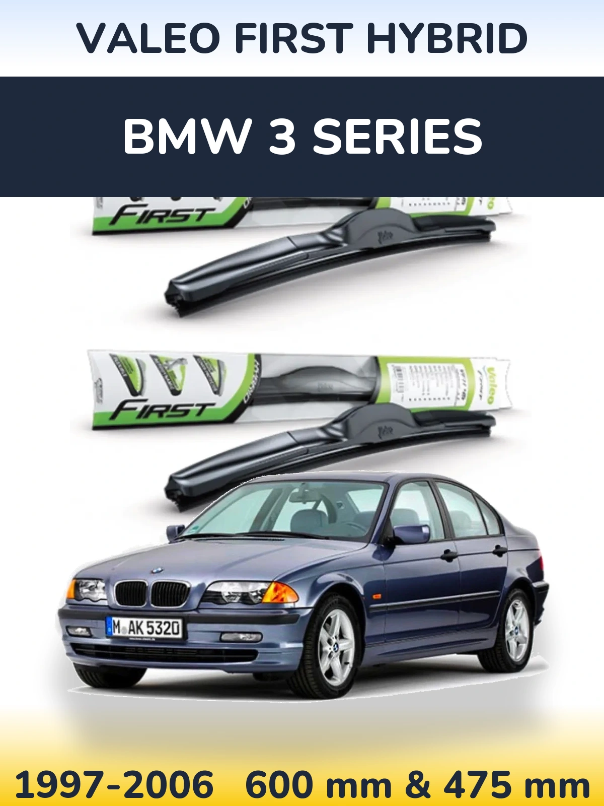 Ștergătoare Valeo First Hybrid pentru BMW 3 Series