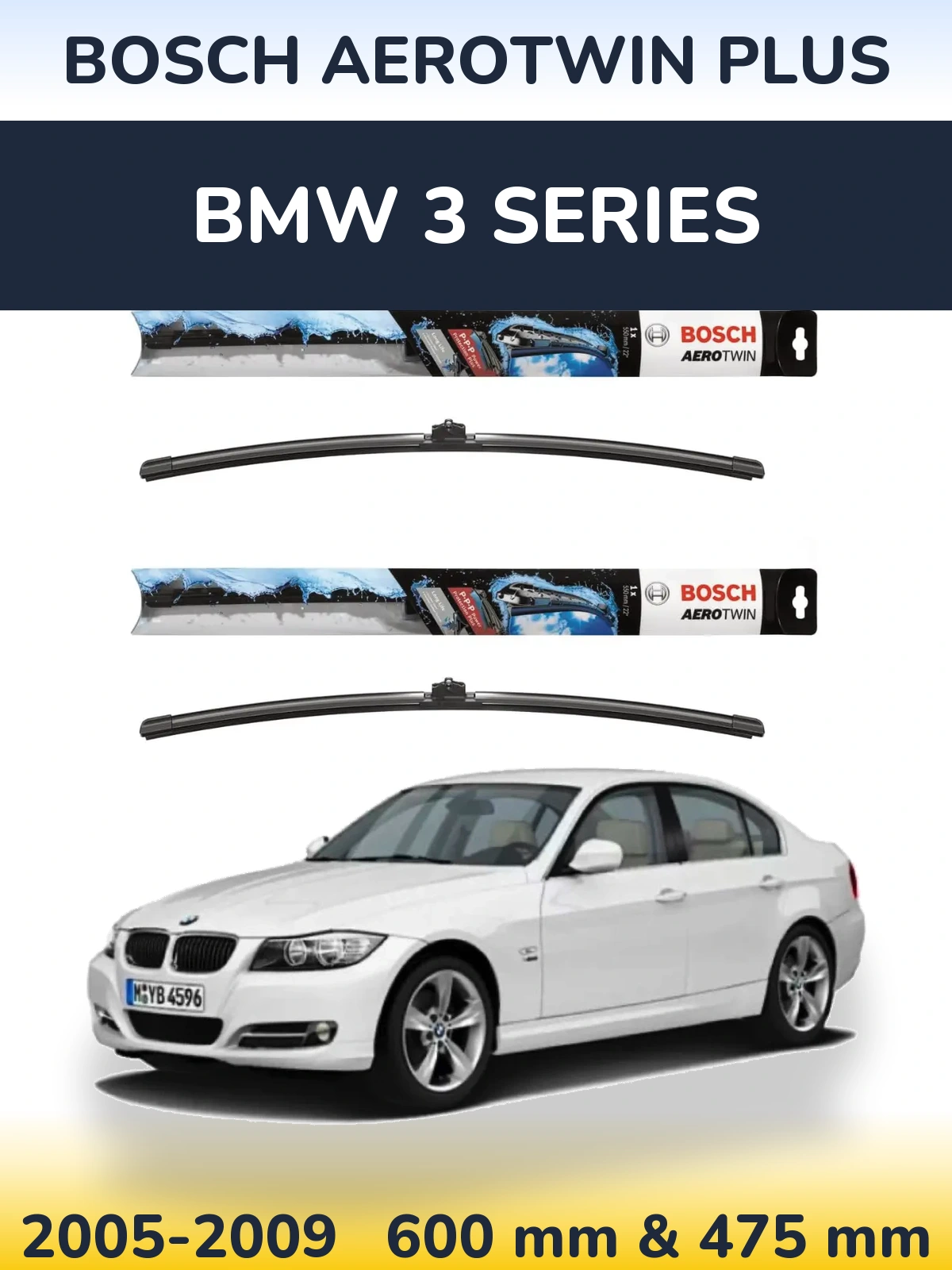 Ștergătoare BOSCH AeroTwin Plus pentru BMW 3 Series