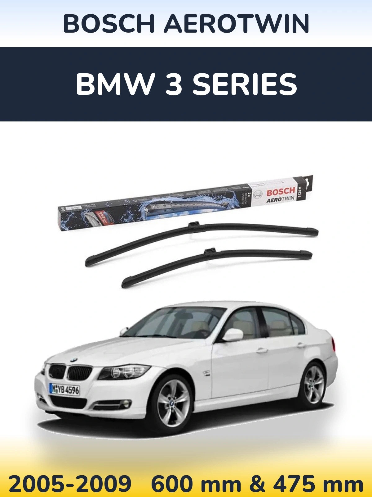 Ștergătoare BOSCH AeroTwin pentru BMW 3 Series