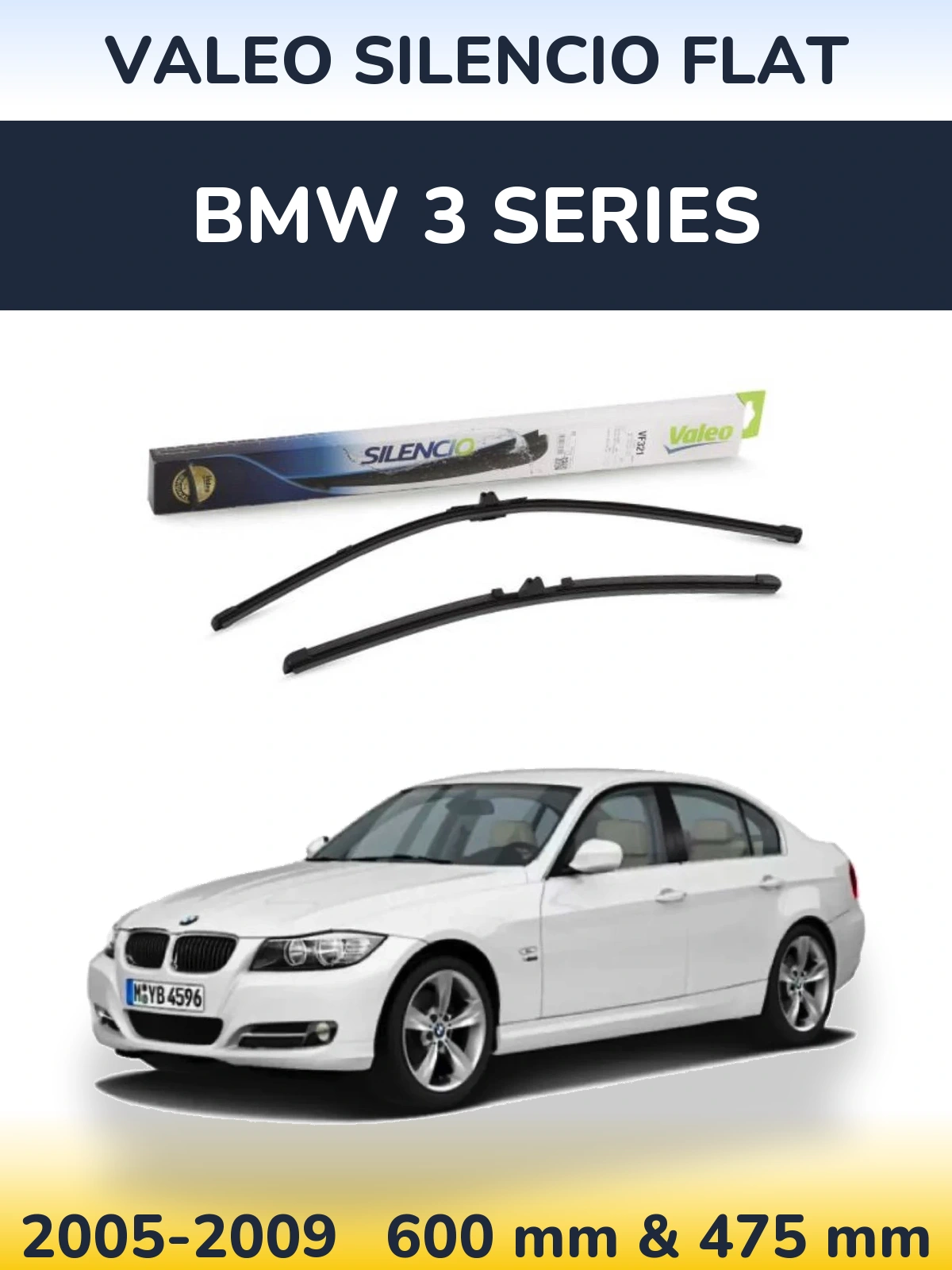 Ștergătoare Valeo Silencio Flat pentru BMW 3 Series
