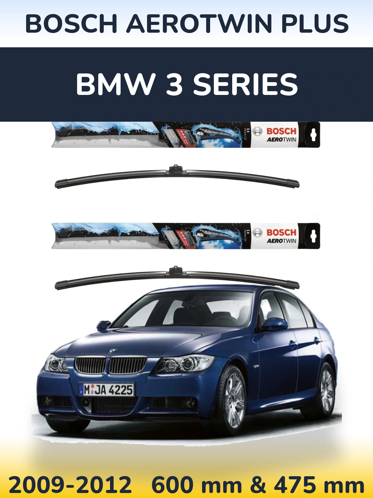 Ștergătoare BOSCH AeroTwin Plus pentru BMW 3 Series