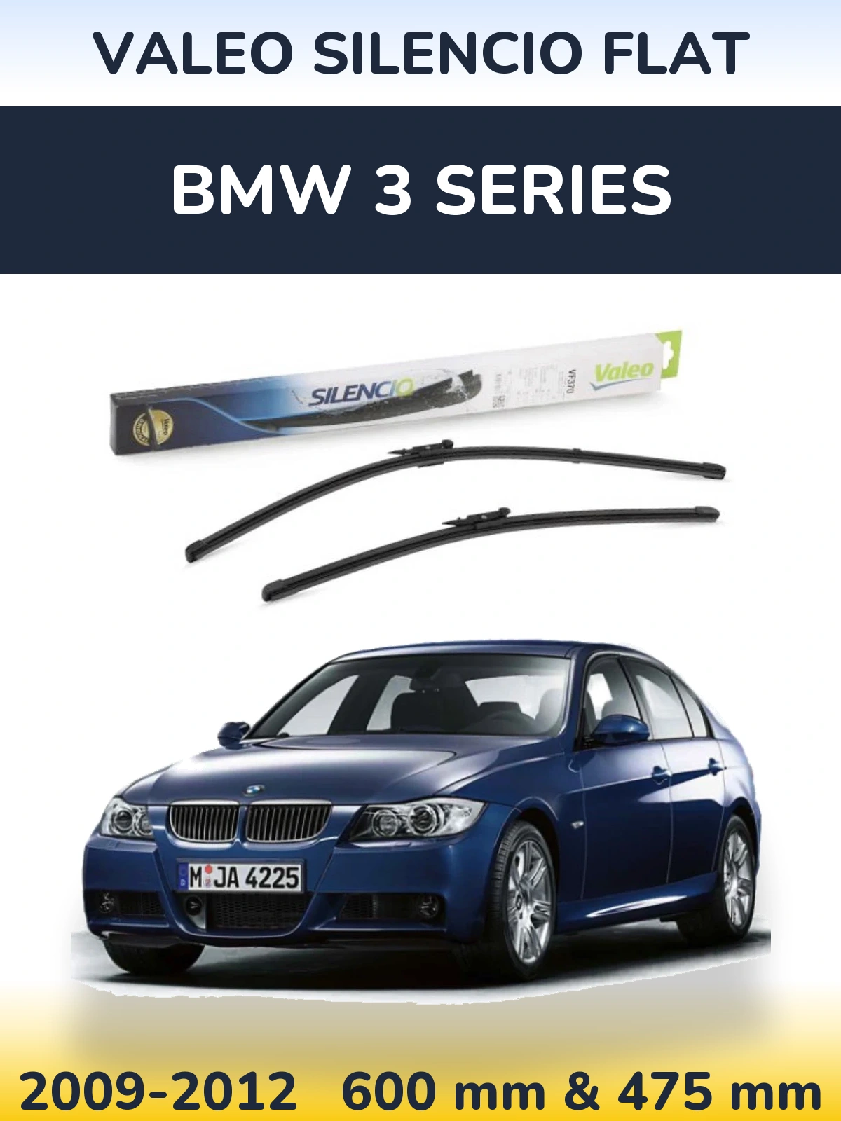 Ștergătoare Valeo Silencio Flat pentru BMW 3 Series