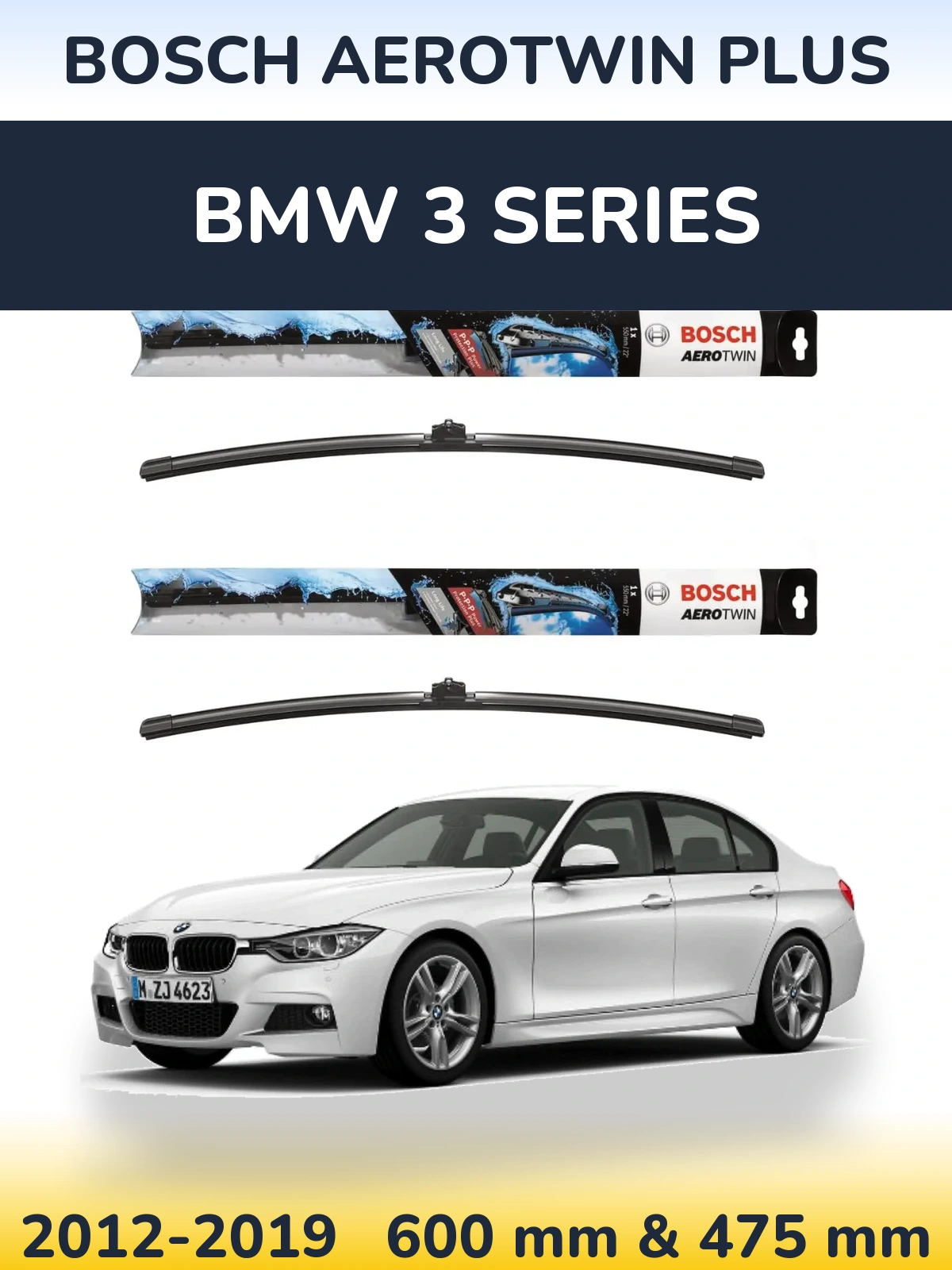 Ștergătoare BOSCH AeroTwin Plus pentru BMW 3 Series