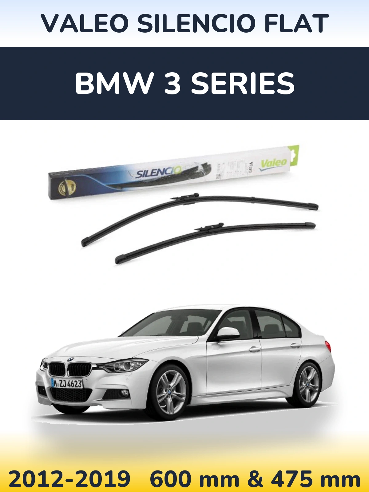 Ștergătoare Valeo Silencio Flat pentru BMW 3 Series