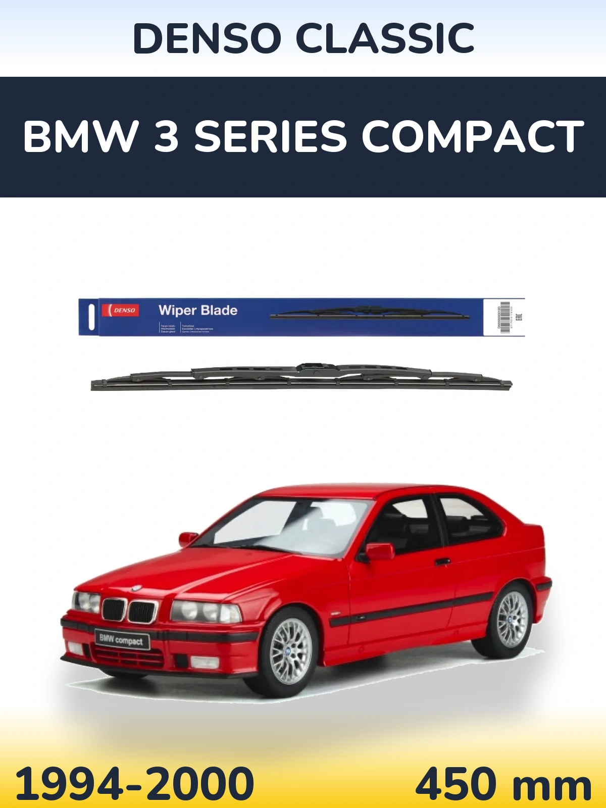 Ștergătoare Denso Classic pentru BMW 3 Series Compact