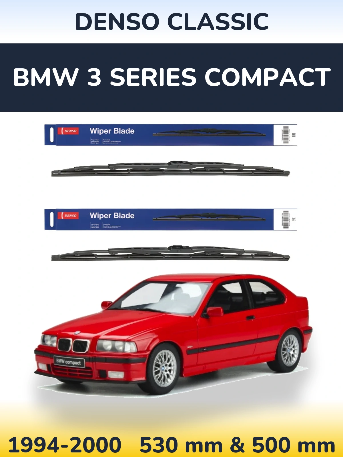 Ștergătoare Denso Classic pentru BMW 3 Series Compact