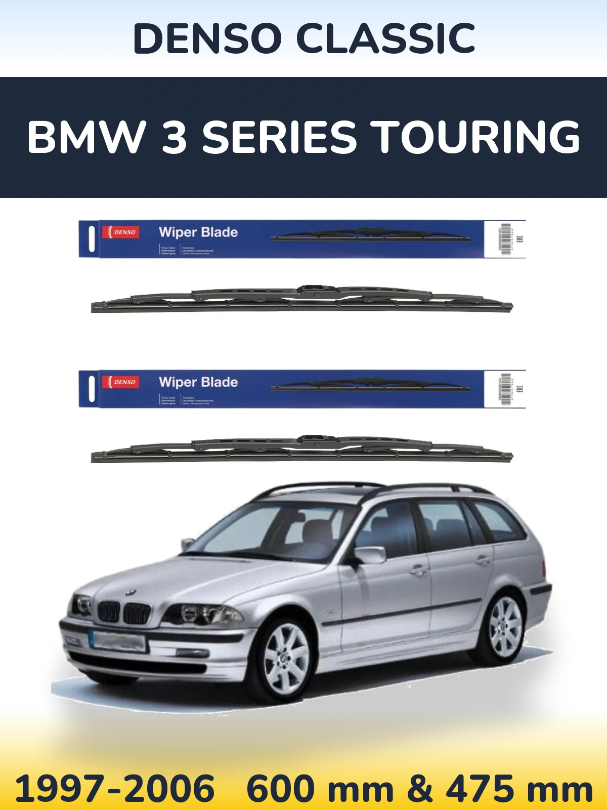 Ștergătoare Denso Classic pentru BMW 3 Series Touring