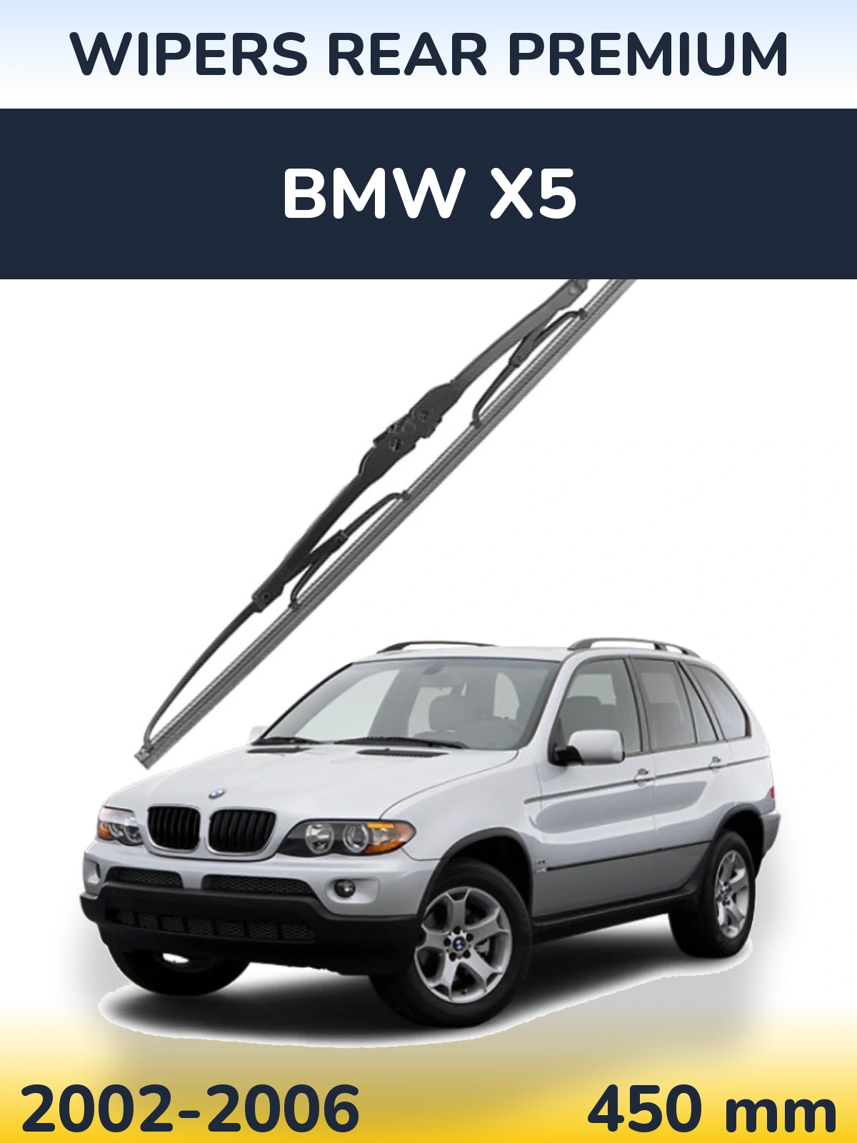 Ștergătoare WIPERS REAR PREMIUM pentru BMW X5