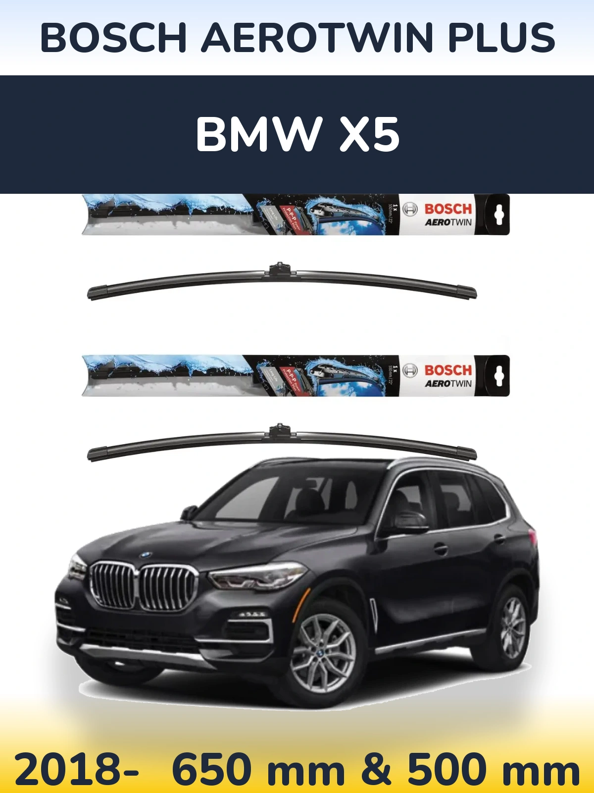 Ștergătoare BOSCH AeroTwin Plus pentru BMW X5