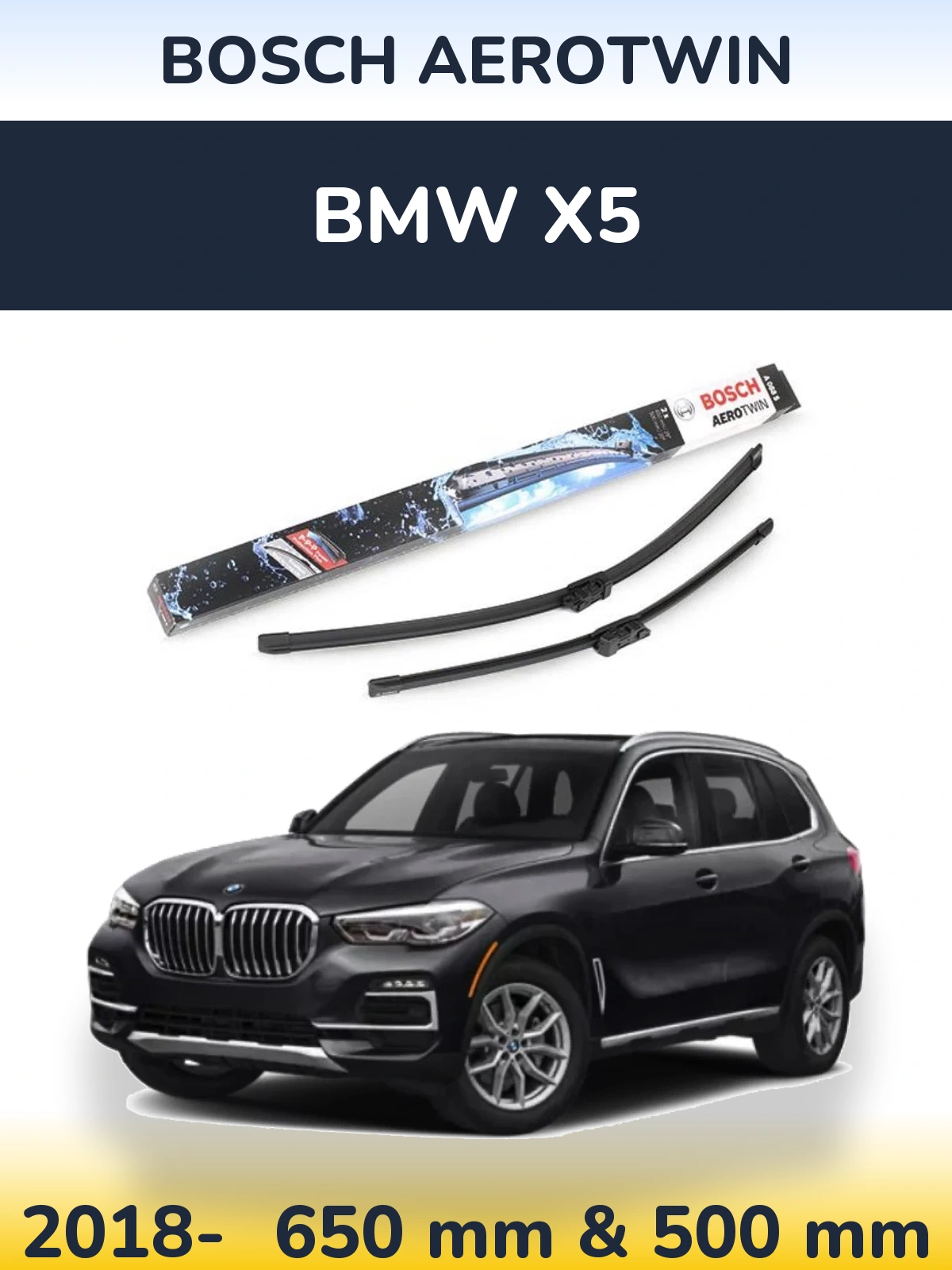 Ștergătoare BOSCH AeroTwin pentru BMW X5