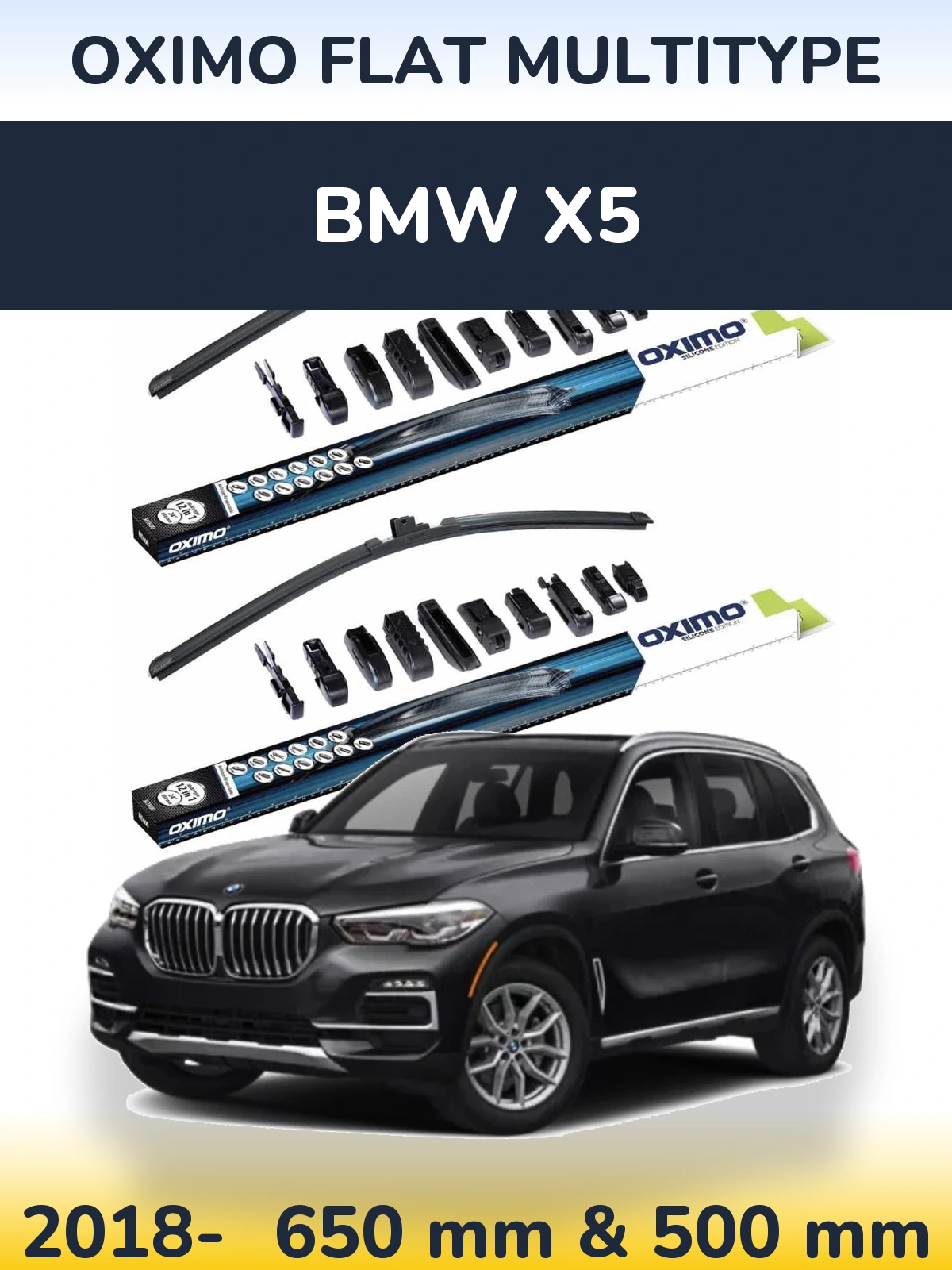 Ștergătoare Oximo Flat MultiTipe pentru BMW X5