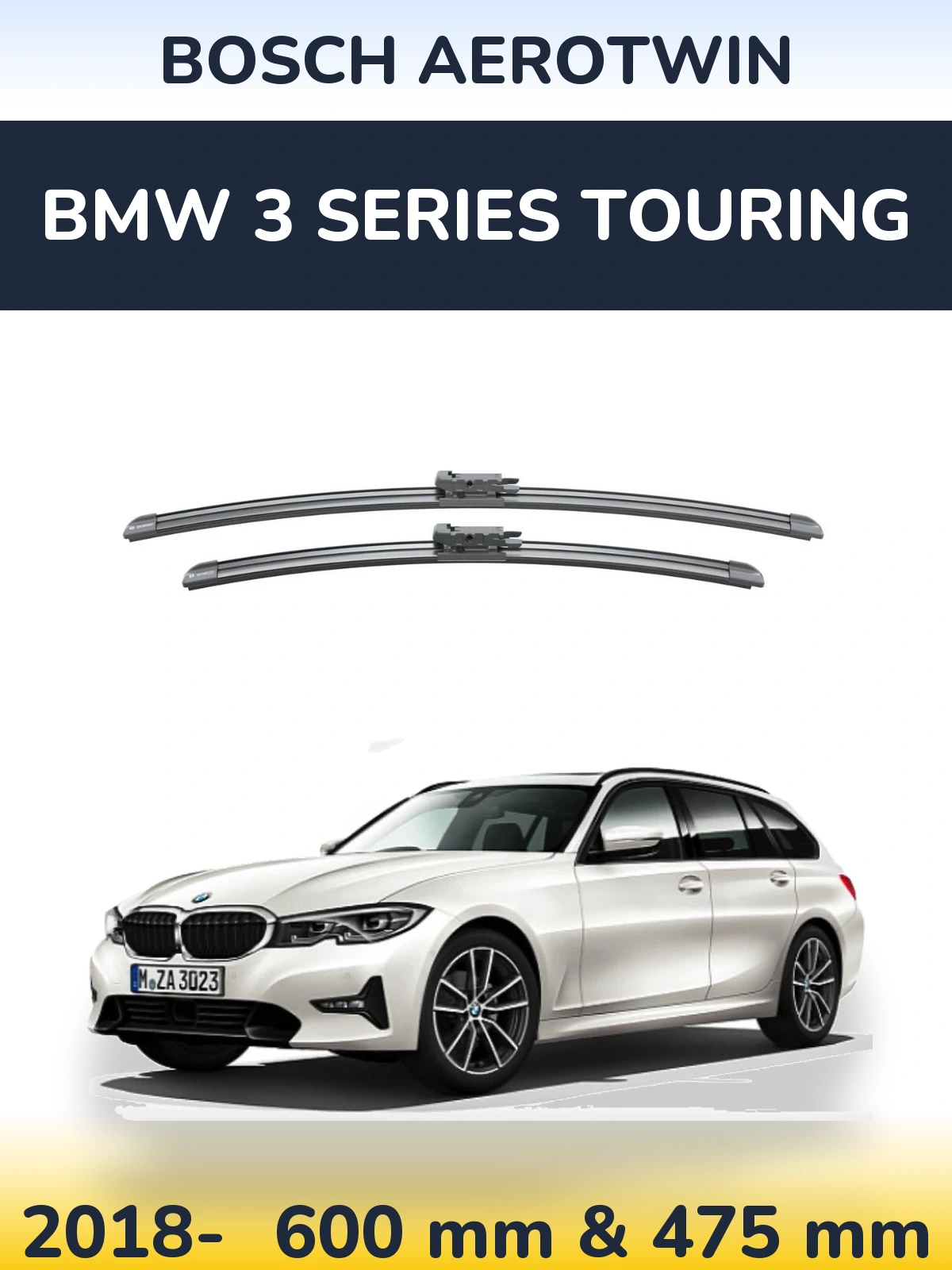 Ștergătoare BOSCH AeroTwin pentru BMW 3 Series Touring