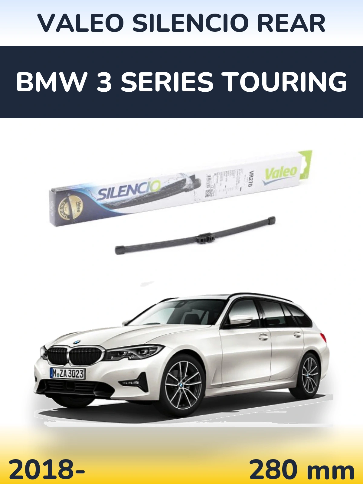 Ștergătoare Valeo Silencio Rear pentru BMW 3 Series Touring