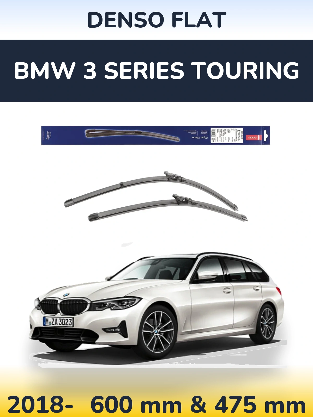 Ștergătoare Denso Flat pentru BMW 3 Series Touring