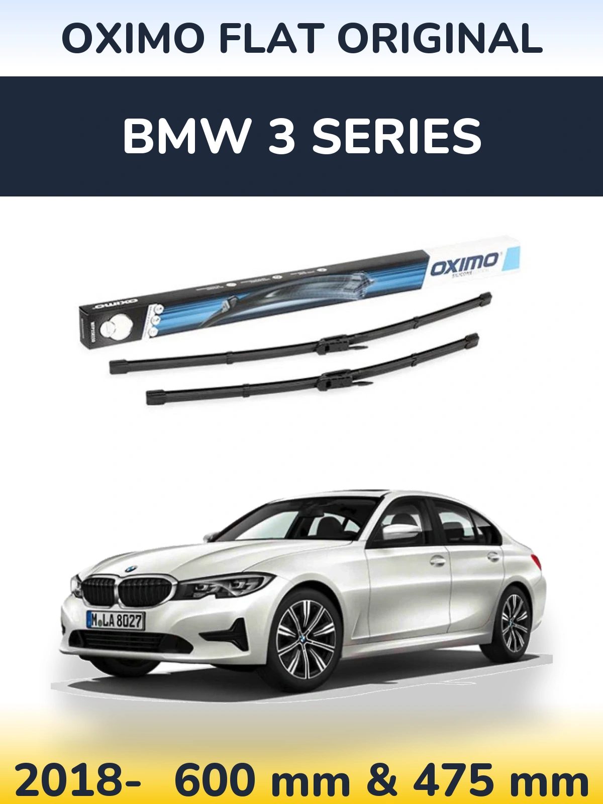 Ștergătoare Oximo Flat Original pentru BMW 3 Series