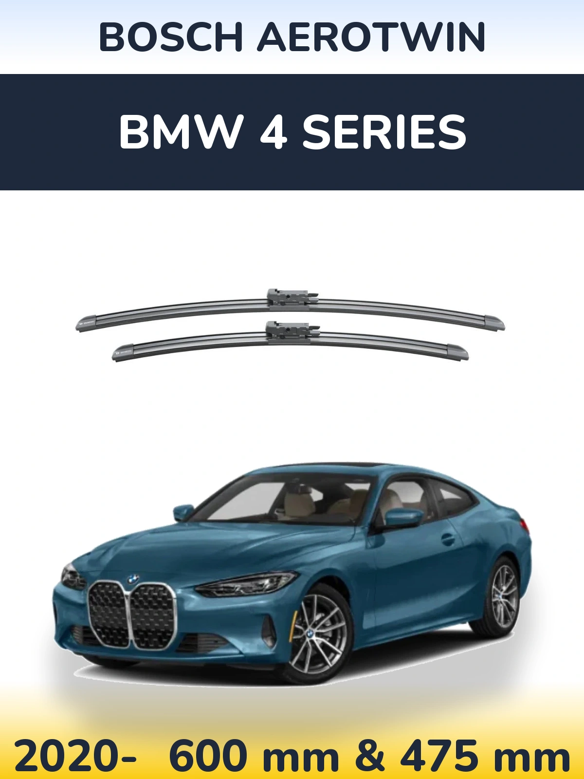 Ștergătoare BOSCH AeroTwin pentru BMW 4 Series